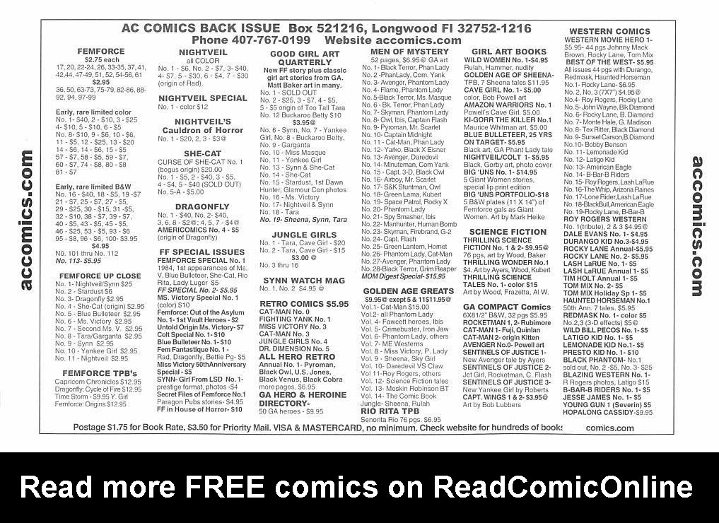 Read online Men of Mystery Spotlight Special comic -  Issue # TPB 1 - 99