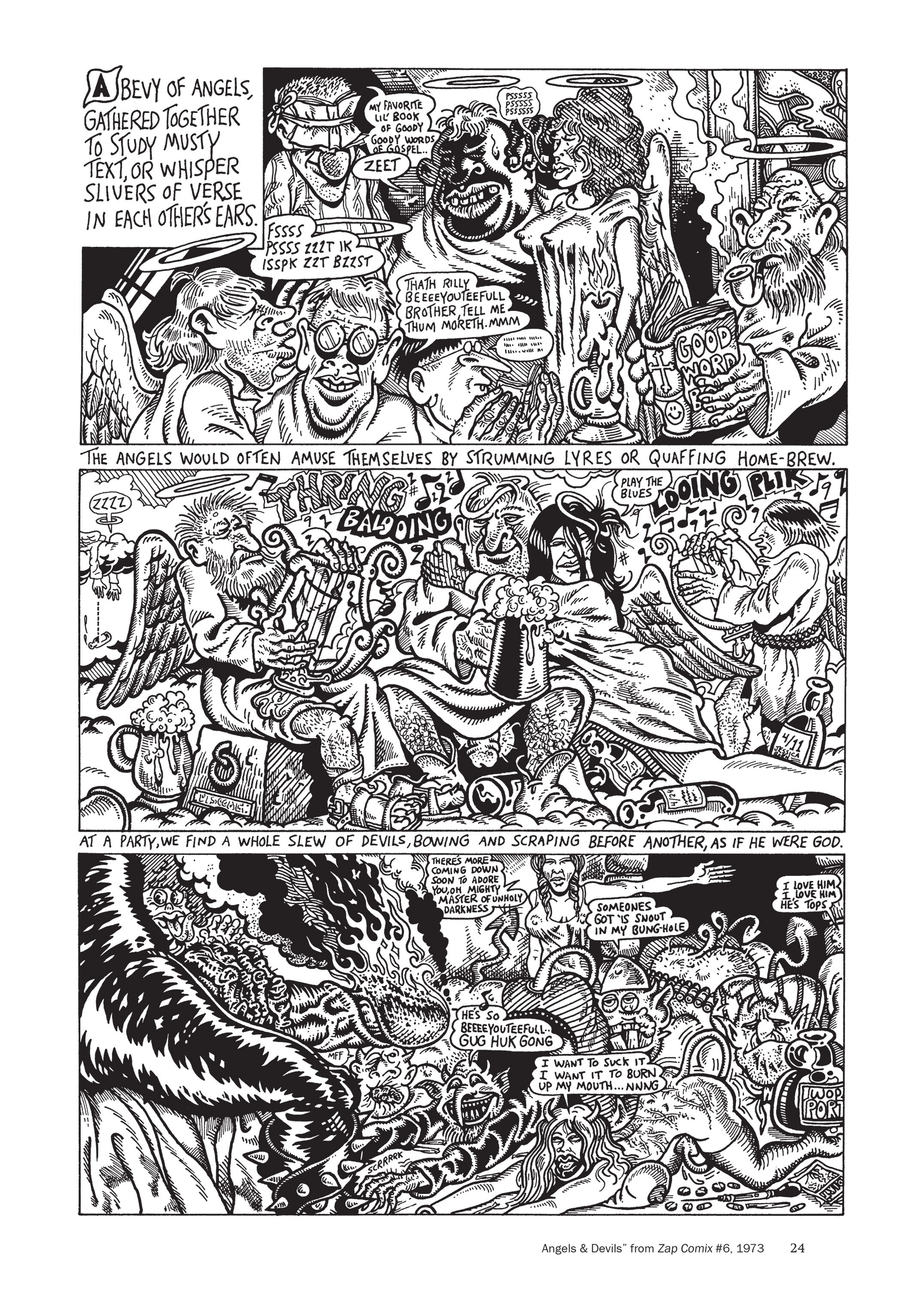Read online The Mythology of S. Clay Wilson comic -  Issue # Demons and Angels (Part 1) - 21