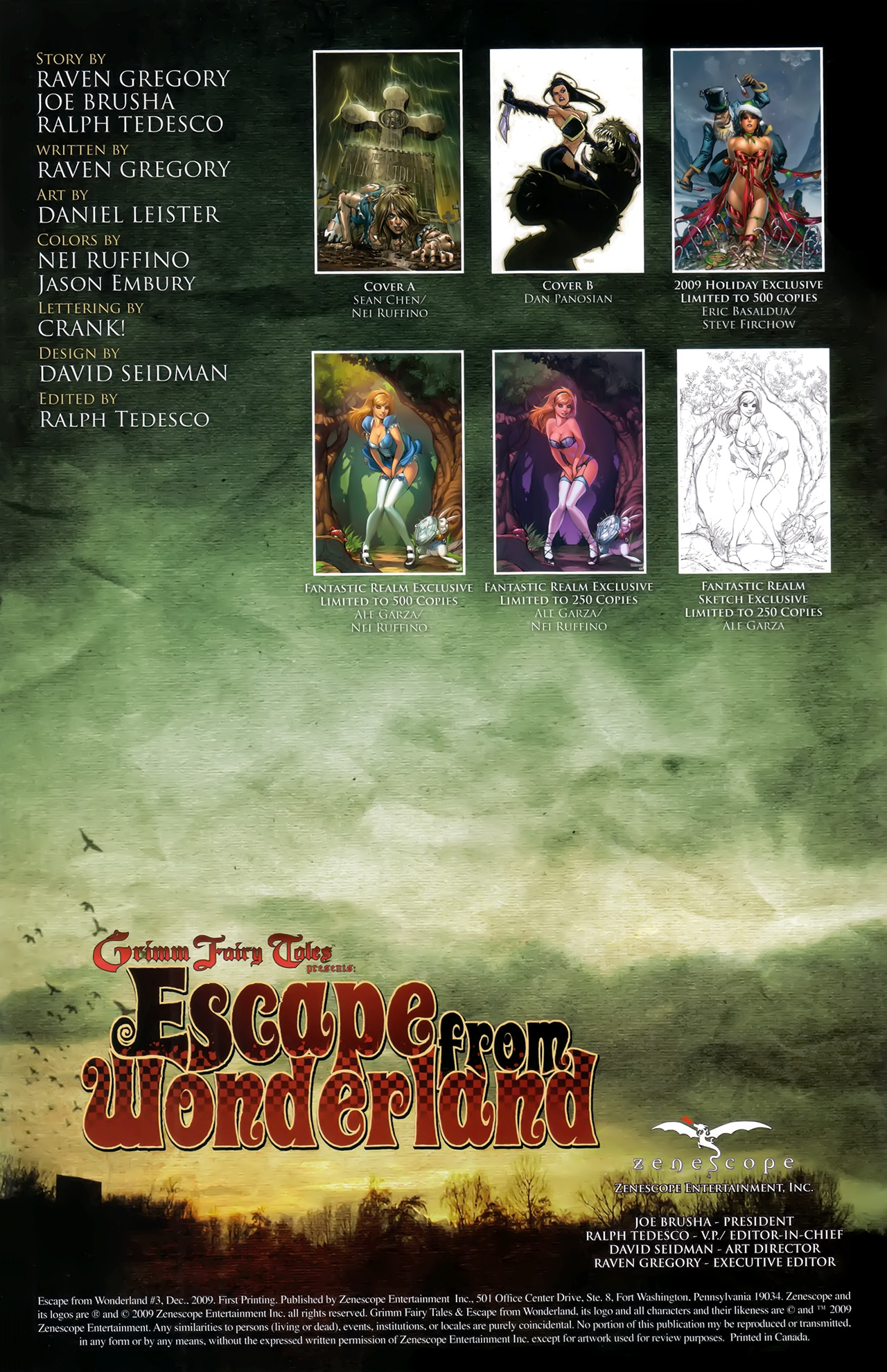 Read online Grimm Fairy Tales: Escape From Wonderland comic -  Issue #3 - 2