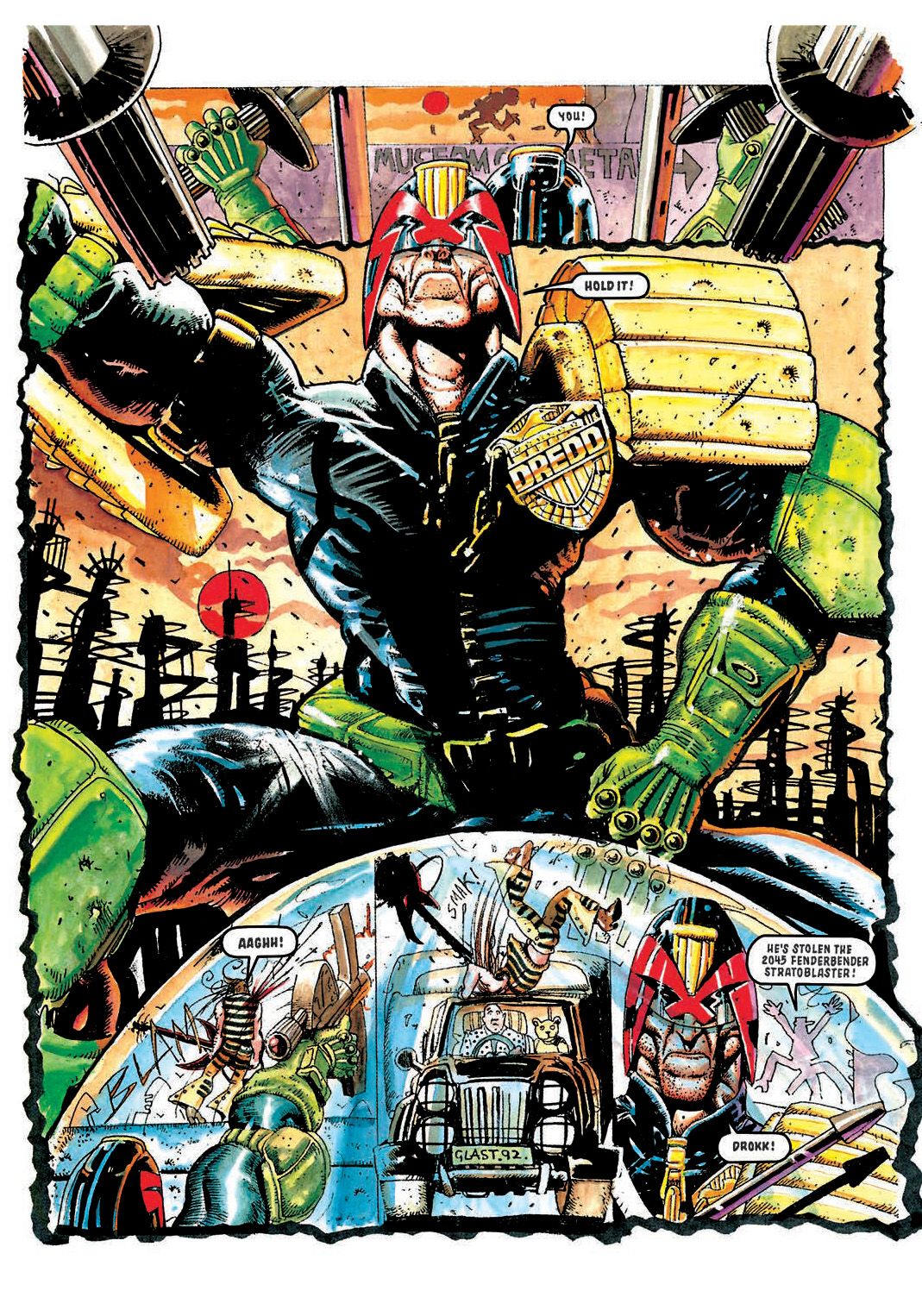 Read online Judge Dredd [Collections - Rebellion] comic -  Issue # TPB Judge Dredd - Heavy Metal Dredd - 56