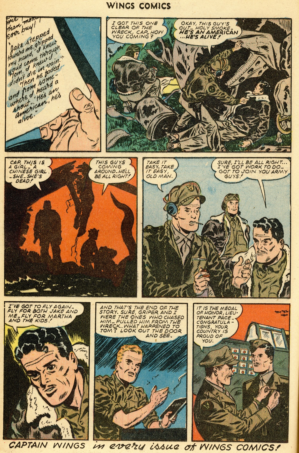 Read online Wings Comics comic -  Issue #60 - 12