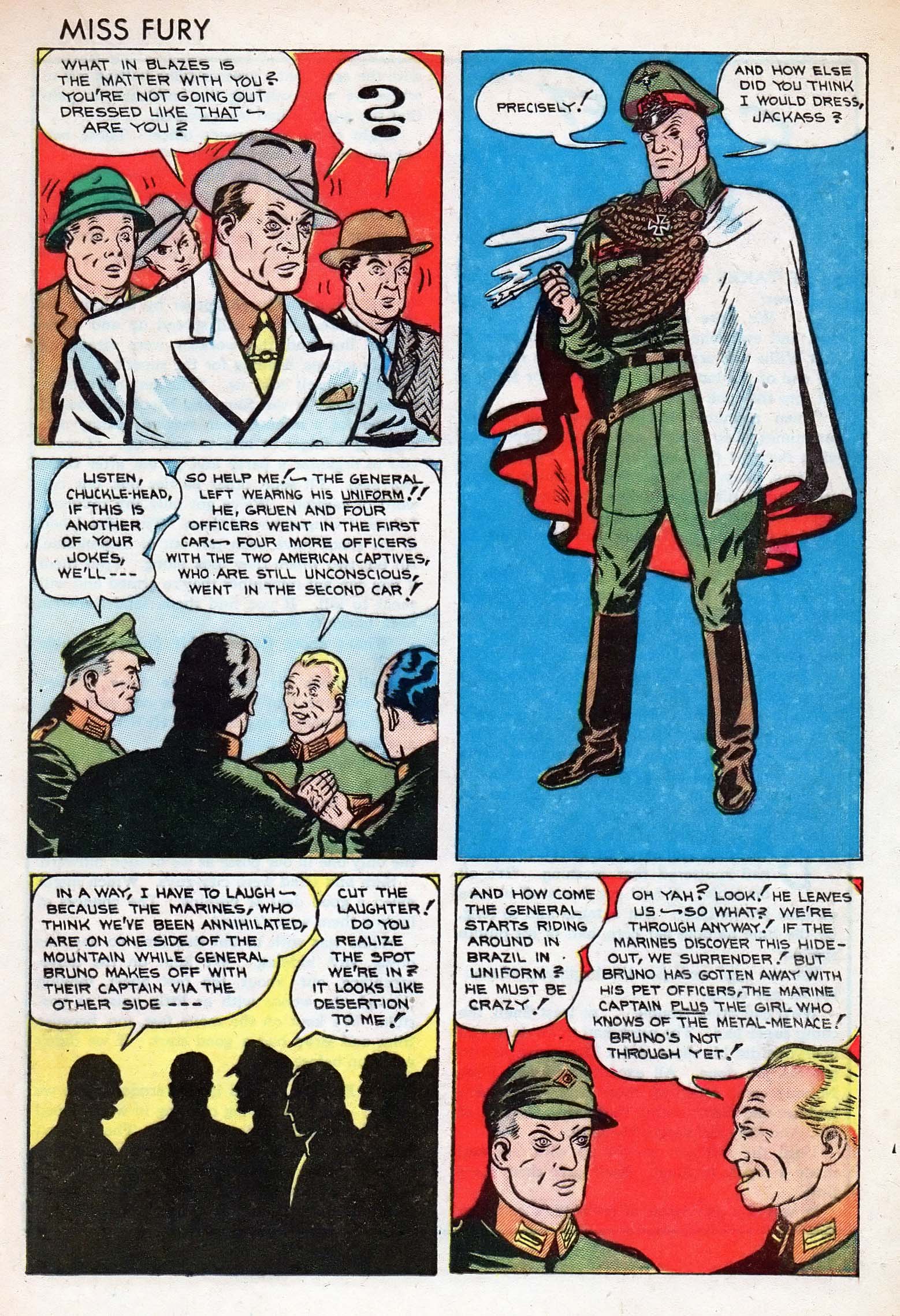 Read online Miss Fury (1942) comic -  Issue #5 - 25