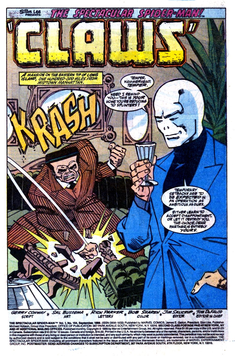 Read online The Spectacular Spider-Man (1976) comic -  Issue #154 - 4