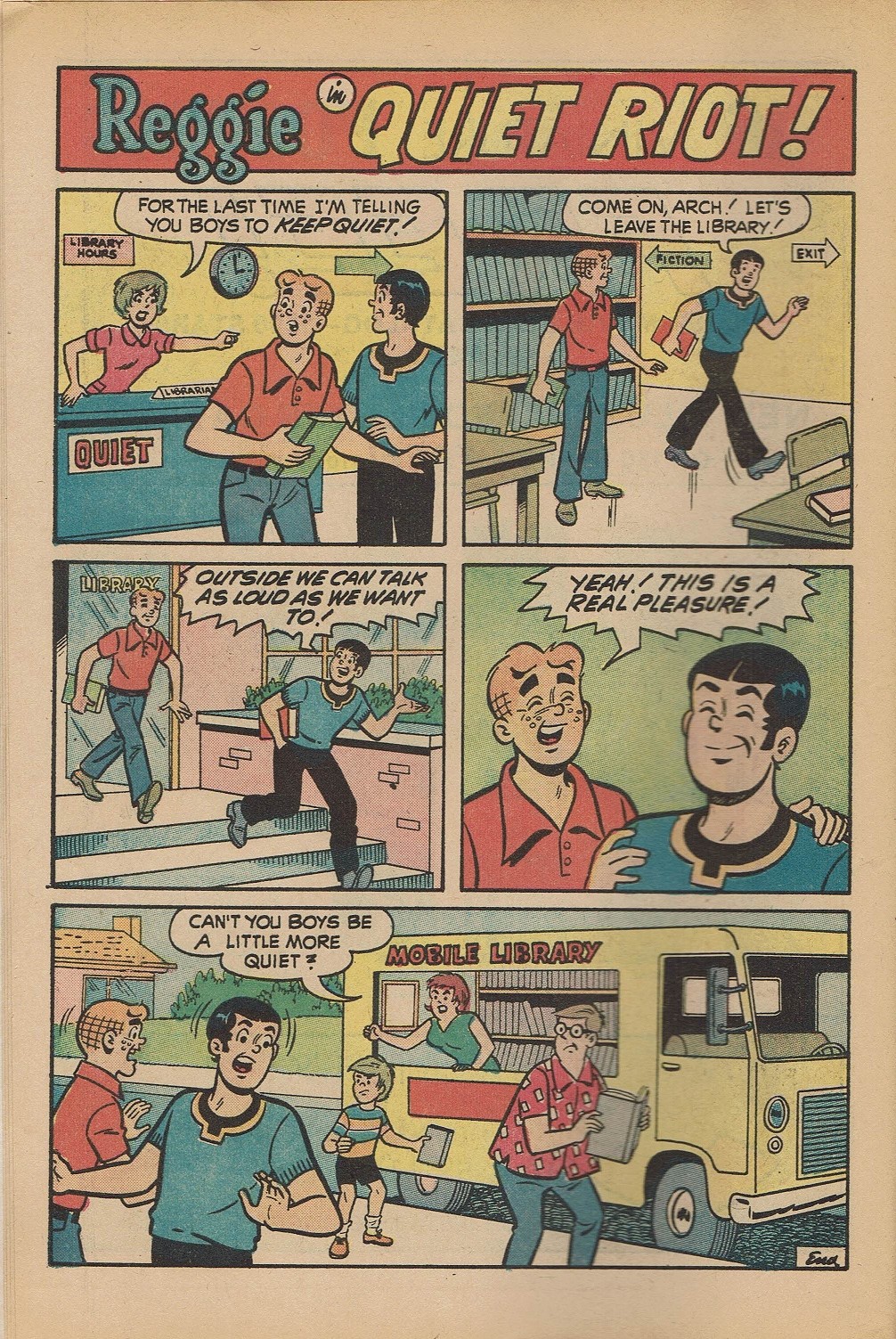 Read online Reggie and Me (1966) comic -  Issue #57 - 10