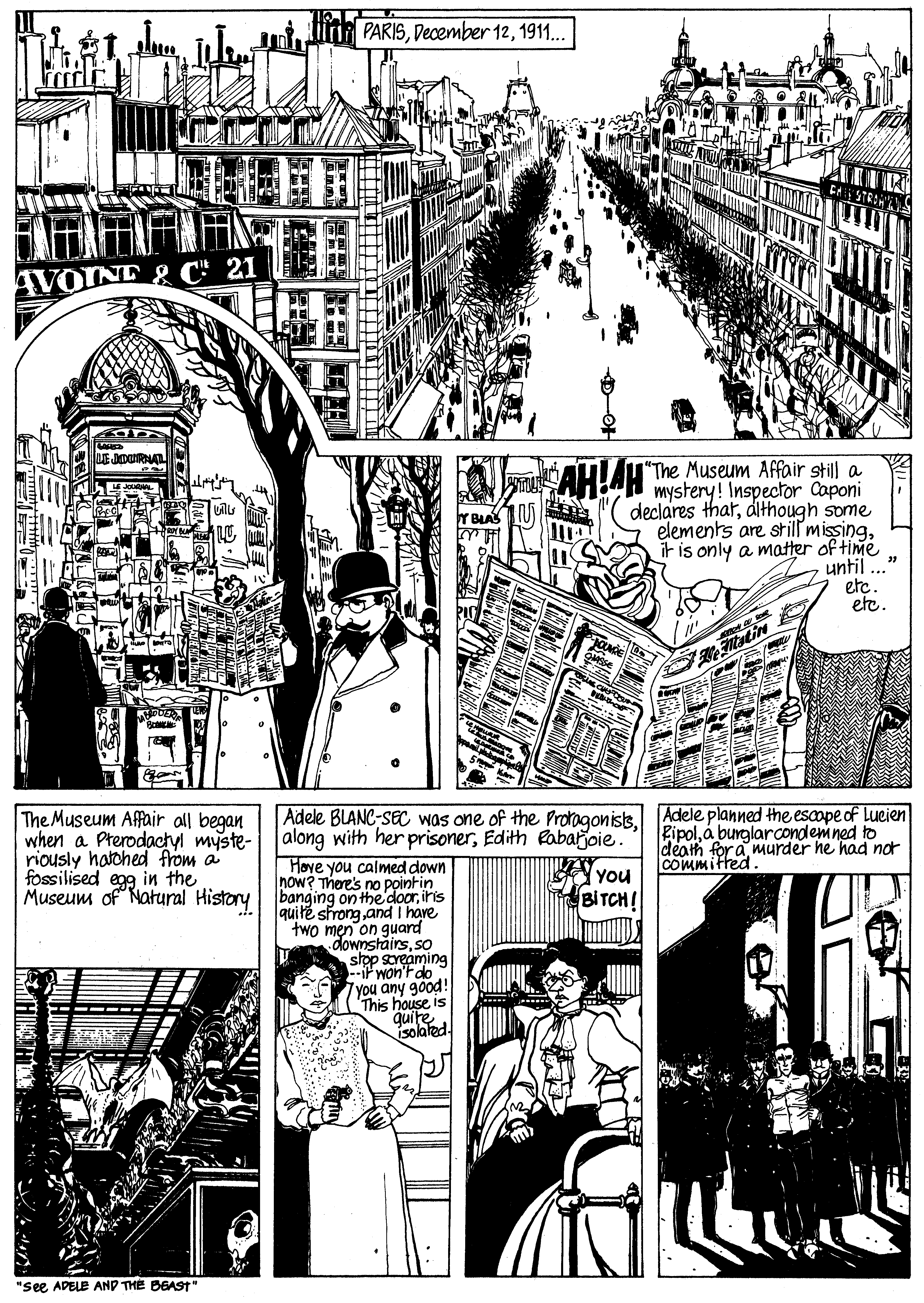 Read online The Extraordinary Adventures of Adele Blanc-Sec comic -  Issue #2 - 3