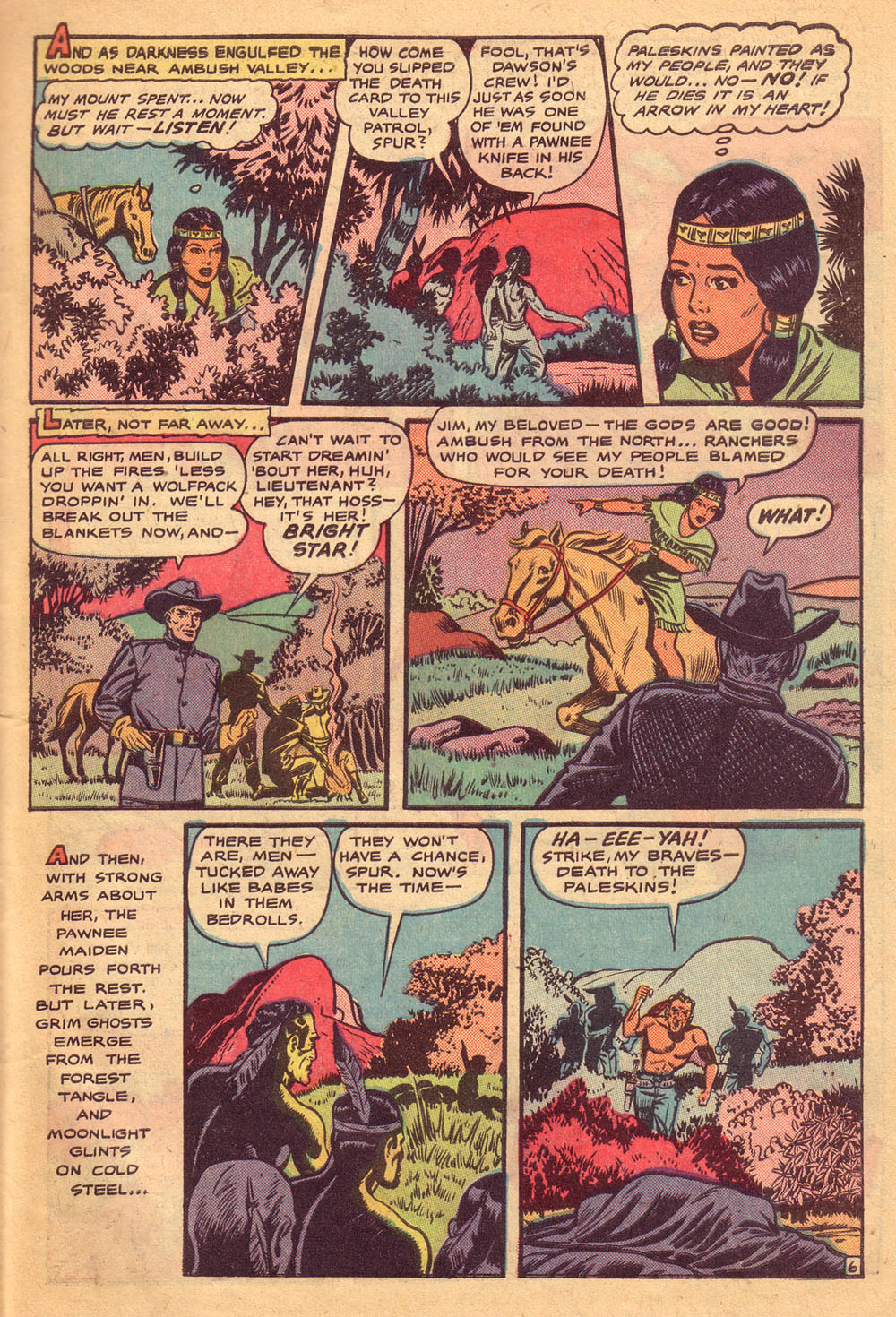 Read online Cowgirl Romances (1950) comic -  Issue #4 - 31