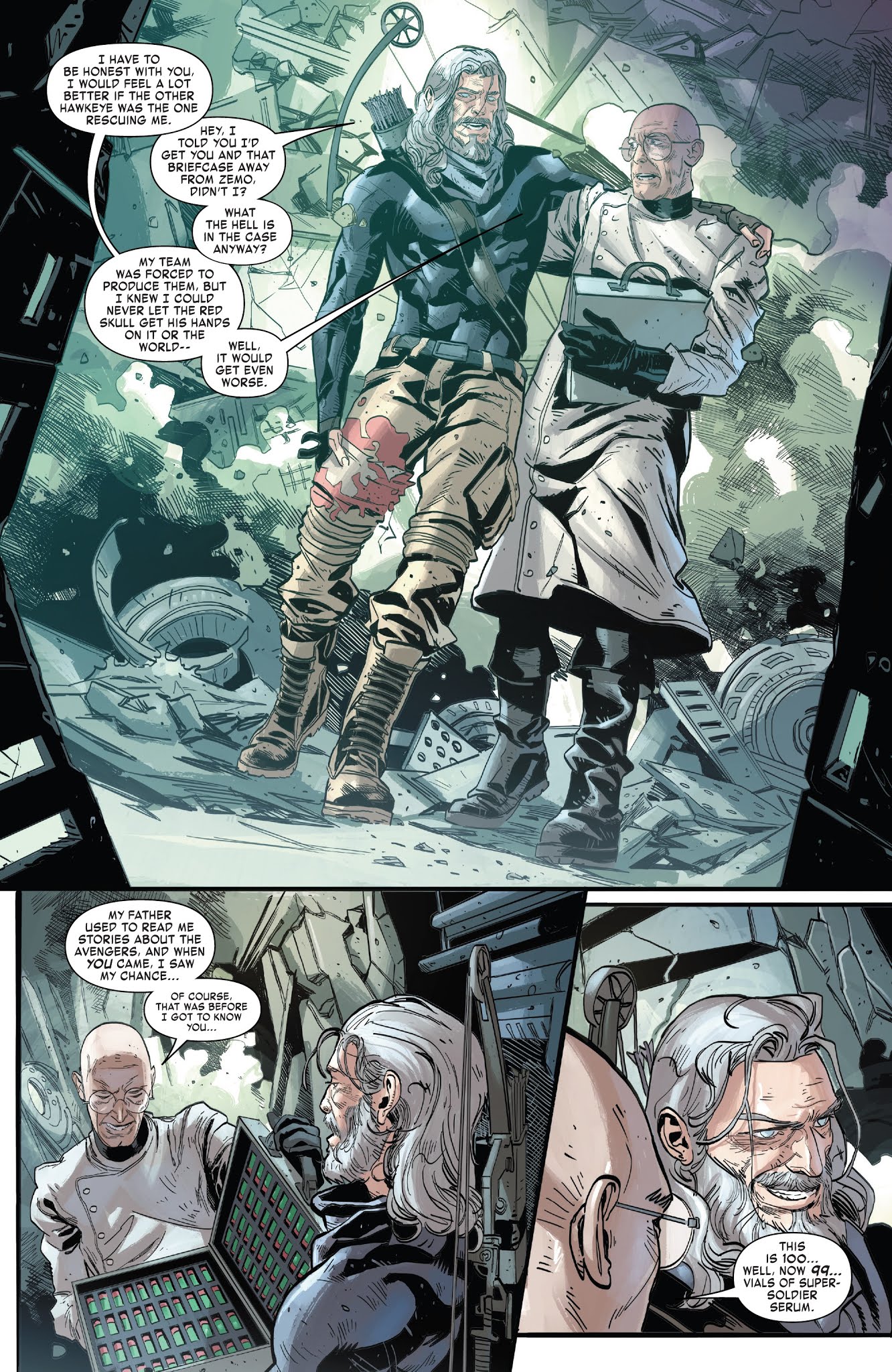 Read online Old Man Hawkeye comic -  Issue #12 - 12