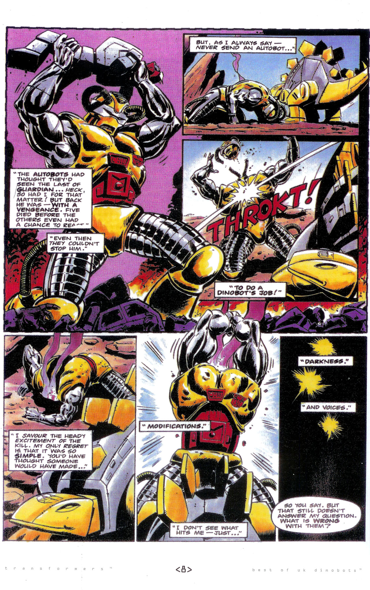 Read online The Transformers: Best of UK: Dinobots comic -  Issue #4 - 11