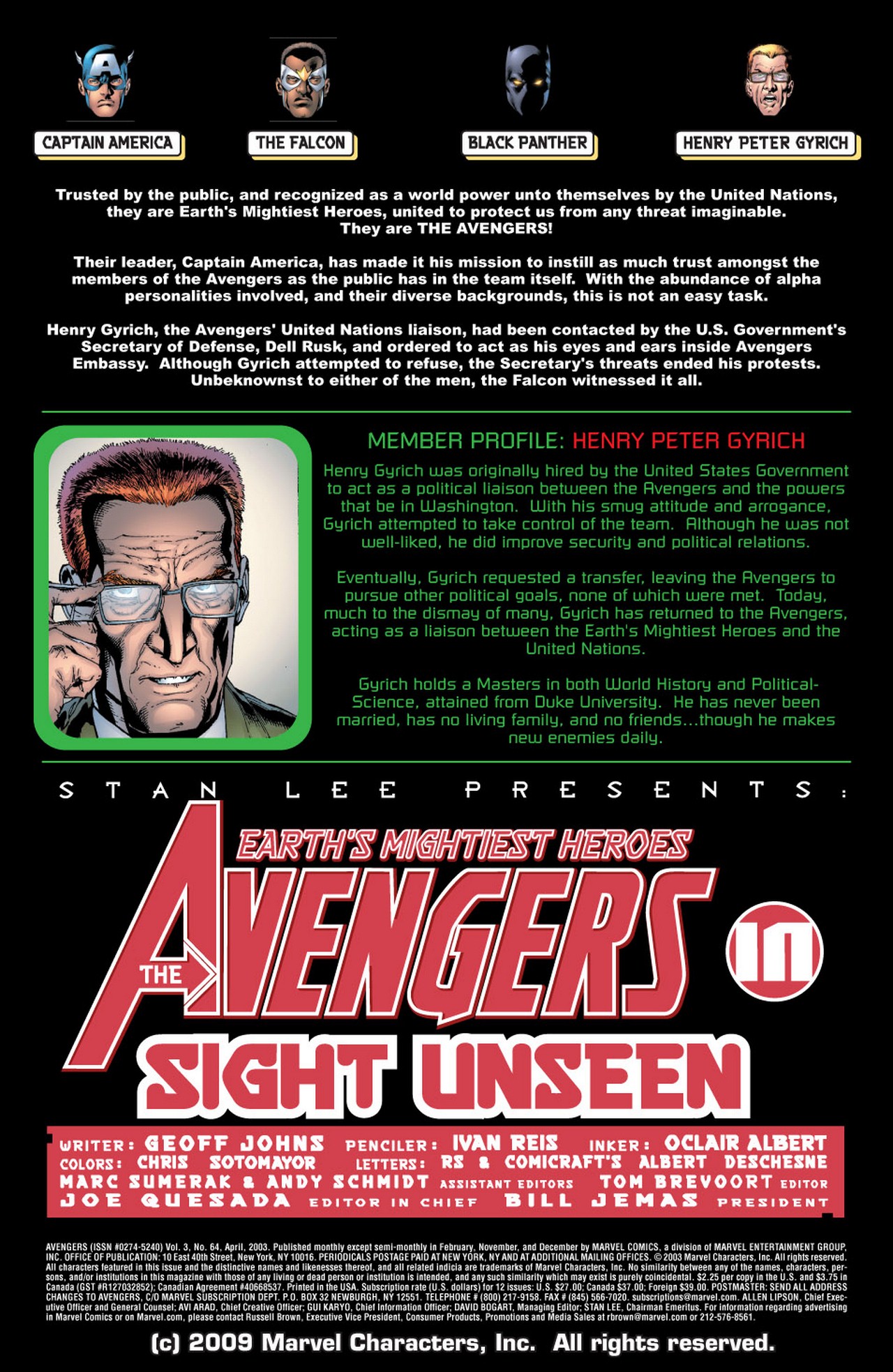 Read online Avengers (1998) comic -  Issue #64 - 2