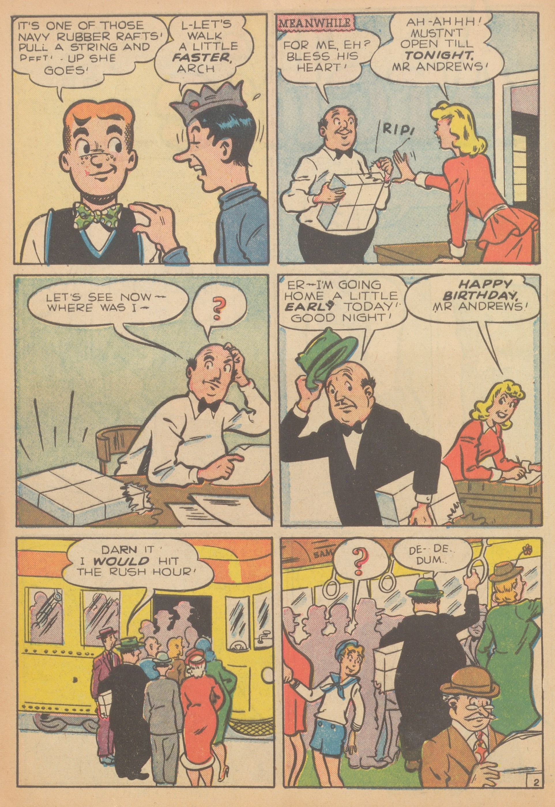 Read online Pep Comics comic -  Issue #70 - 4