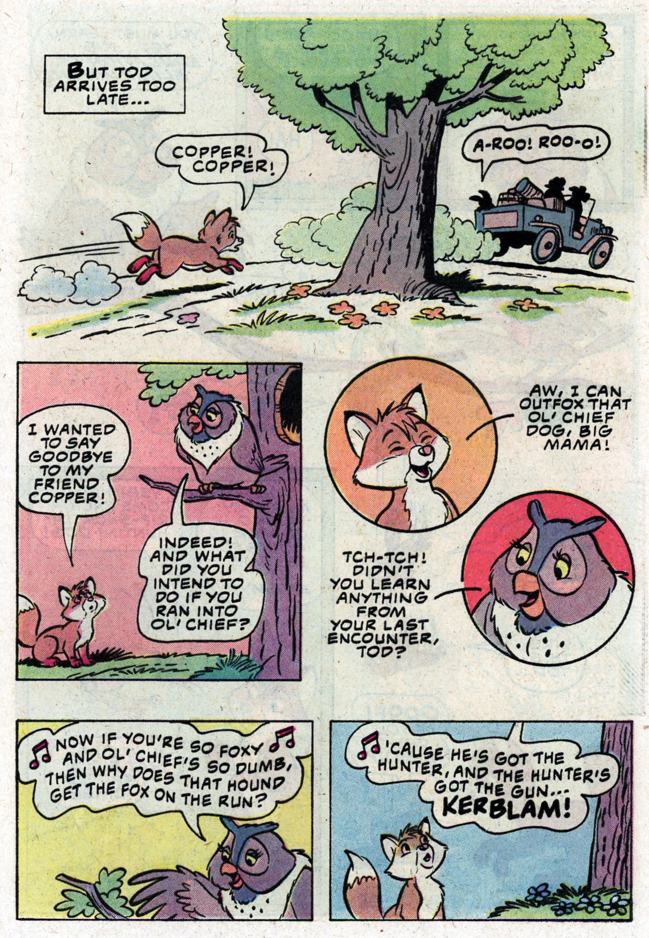 Read online Walt Disney Productions' The Fox and the Hound comic -  Issue #1 - 29