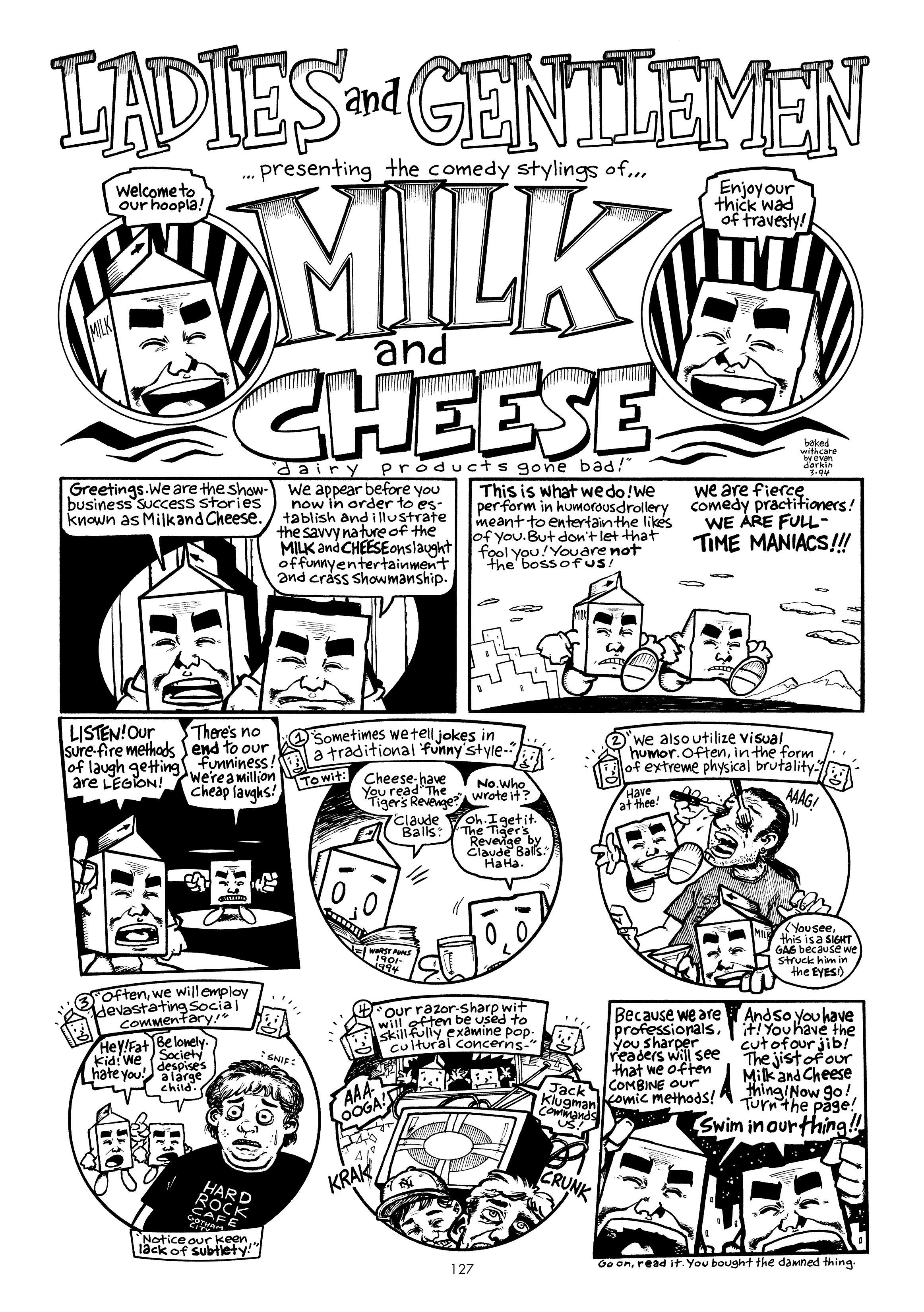 Read online Milk And Cheese: Dairy Products Gone Bad! comic -  Issue # Full - 129