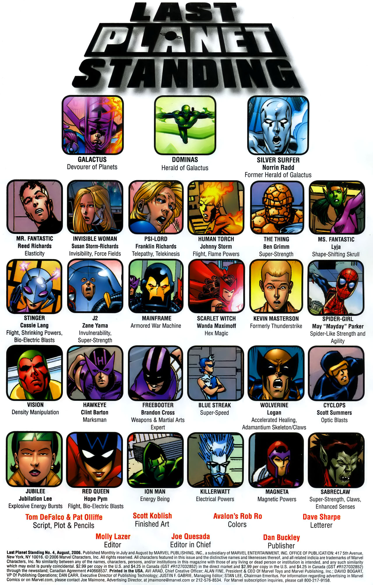 Read online Last Planet Standing comic -  Issue #4 - 4
