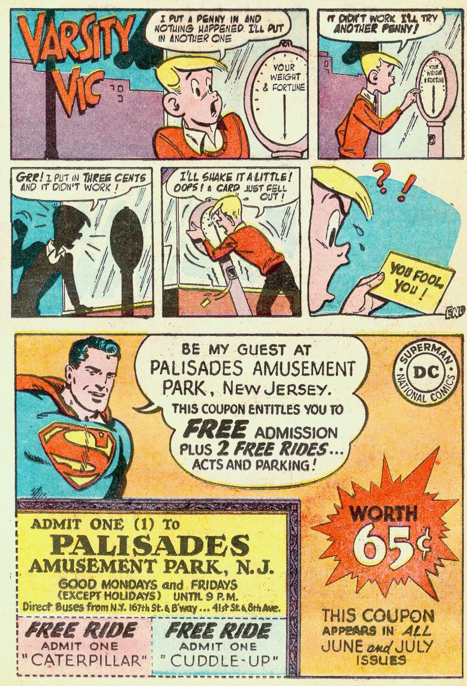 Read online Superboy (1949) comic -  Issue #65 - 19