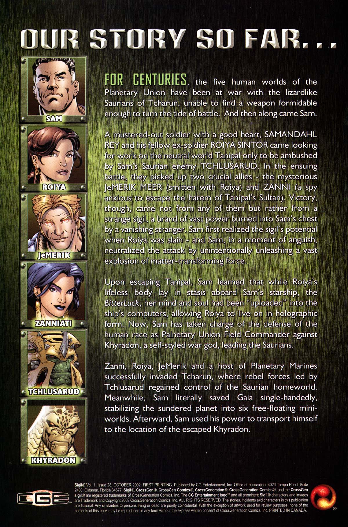 Read online Sigil (2000) comic -  Issue #28 - 2