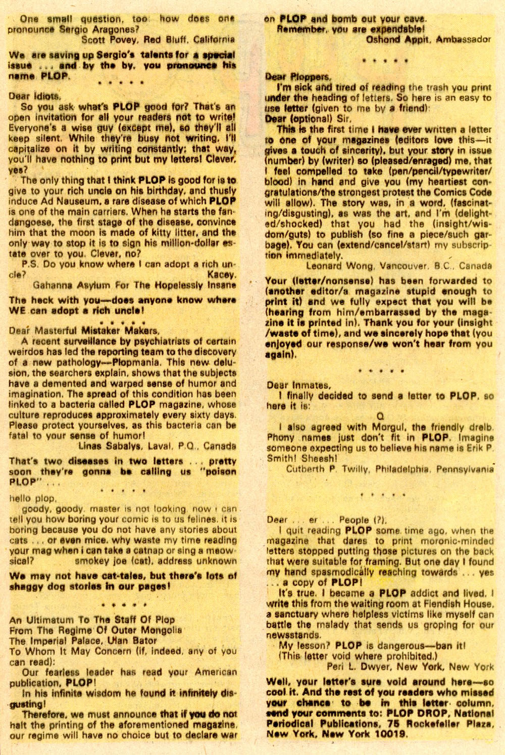 Read online Plop! comic -  Issue #23 - 24