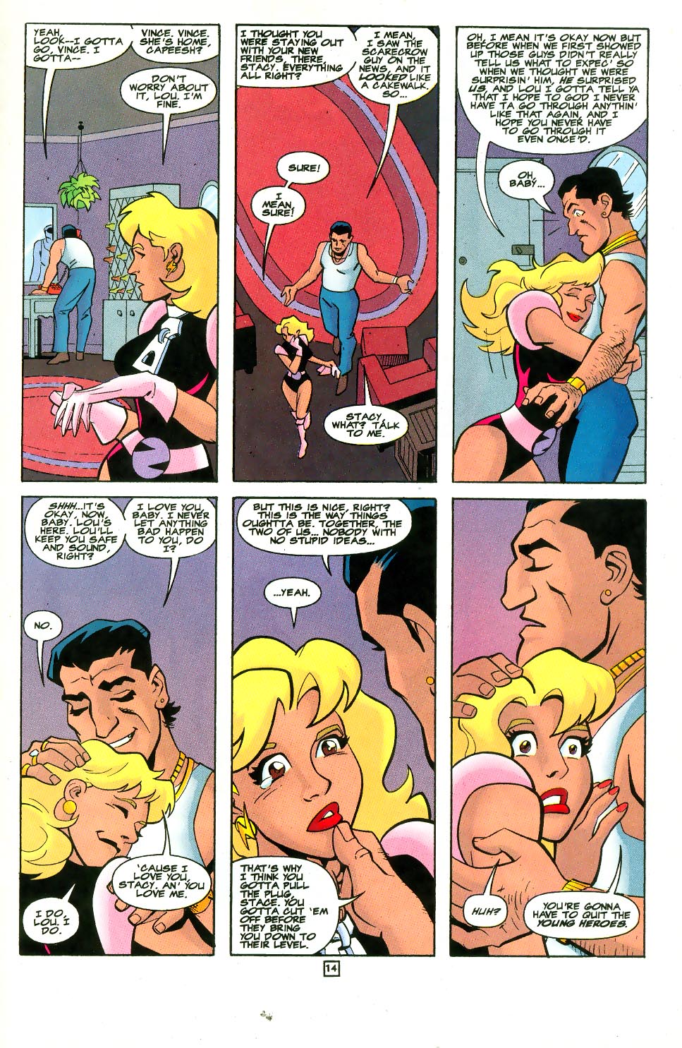 Read online Young Heroes in Love comic -  Issue #9 - 15