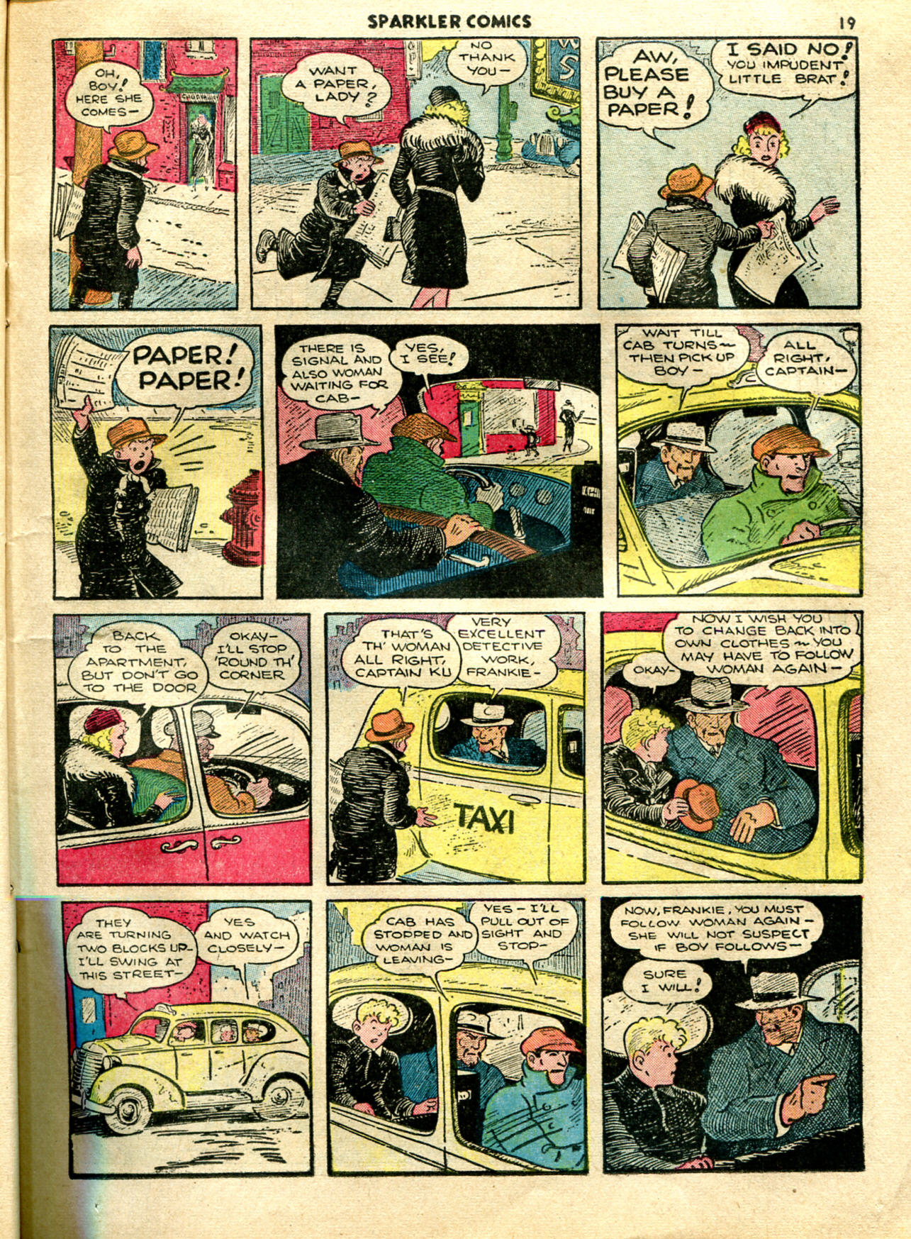 Read online Sparkler Comics comic -  Issue #13 - 21