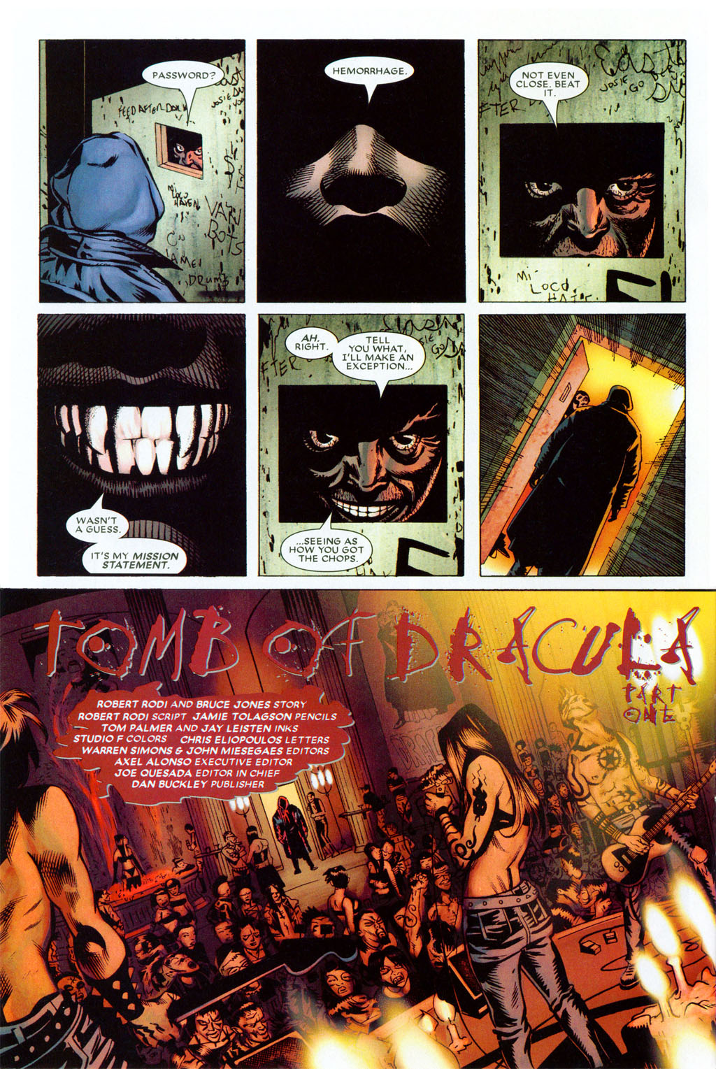 Read online Tomb of Dracula (2004) comic -  Issue #1 - 3