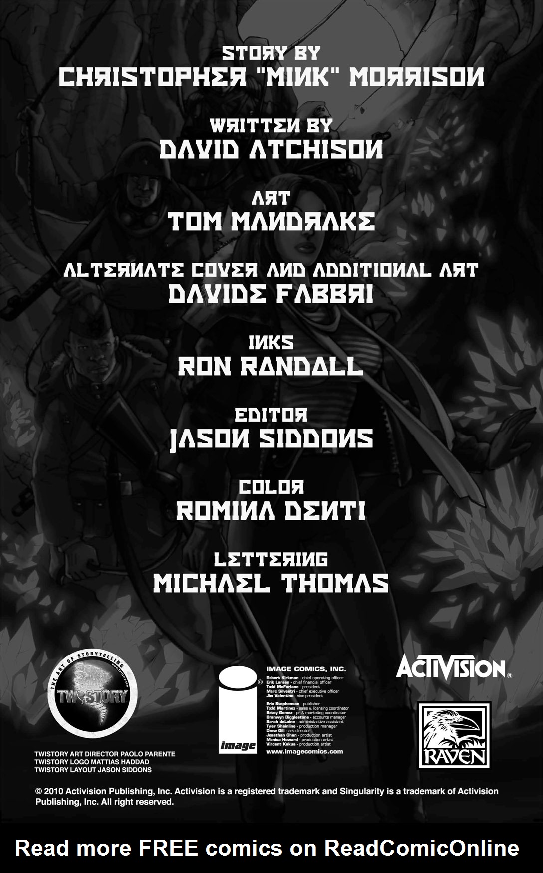 Read online Singularity comic -  Issue #2 - 2