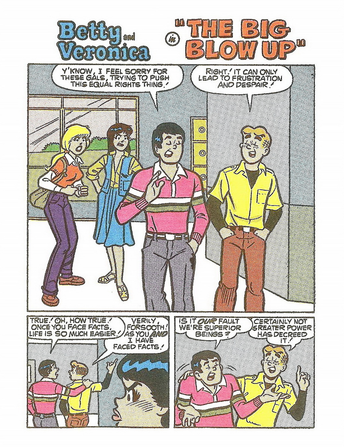Read online Betty and Veronica Digest Magazine comic -  Issue #29 - 124