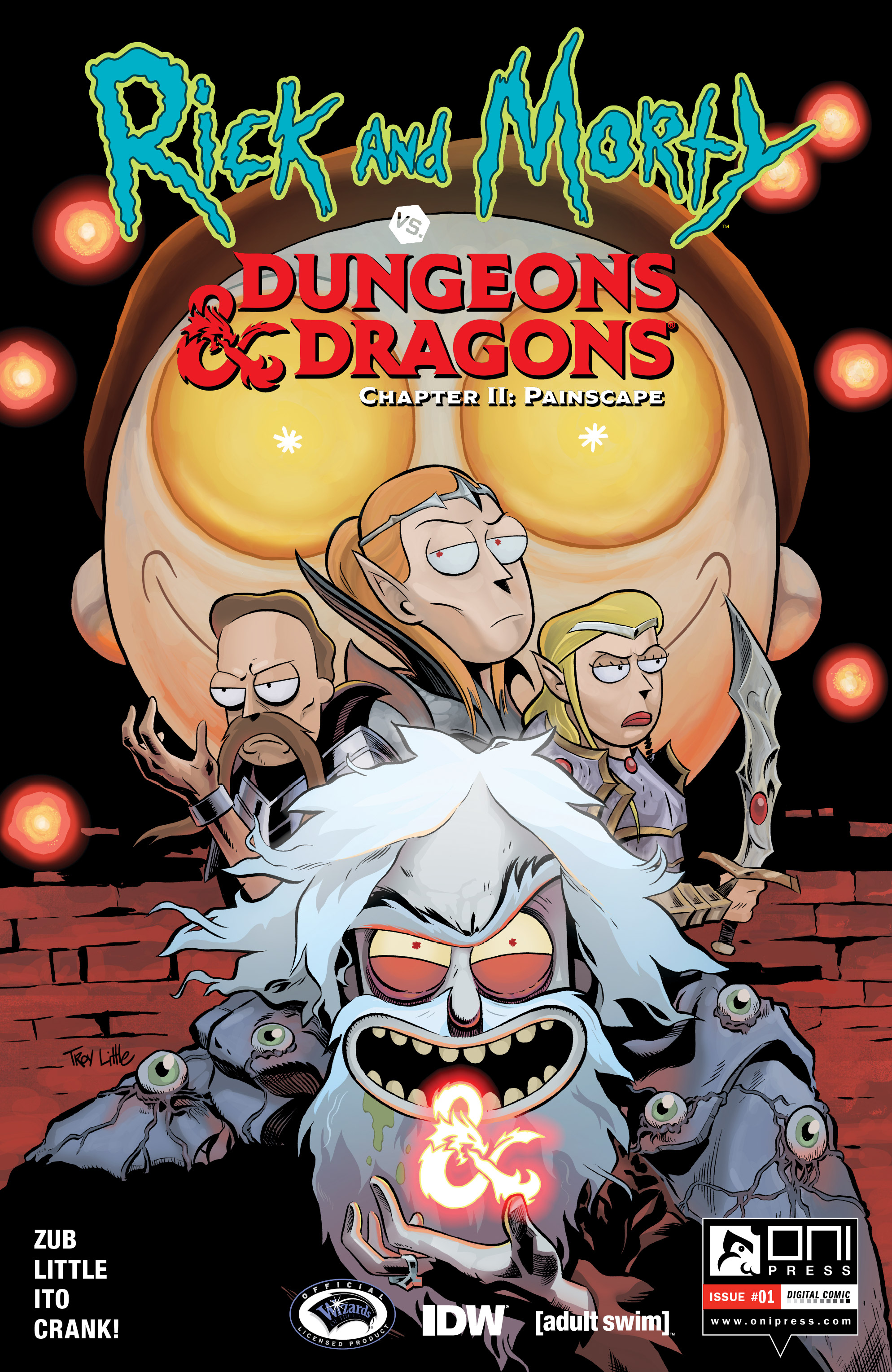 Read online Rick and Morty vs. Dungeons & Dragons II: Painscape comic -  Issue #1 - 1