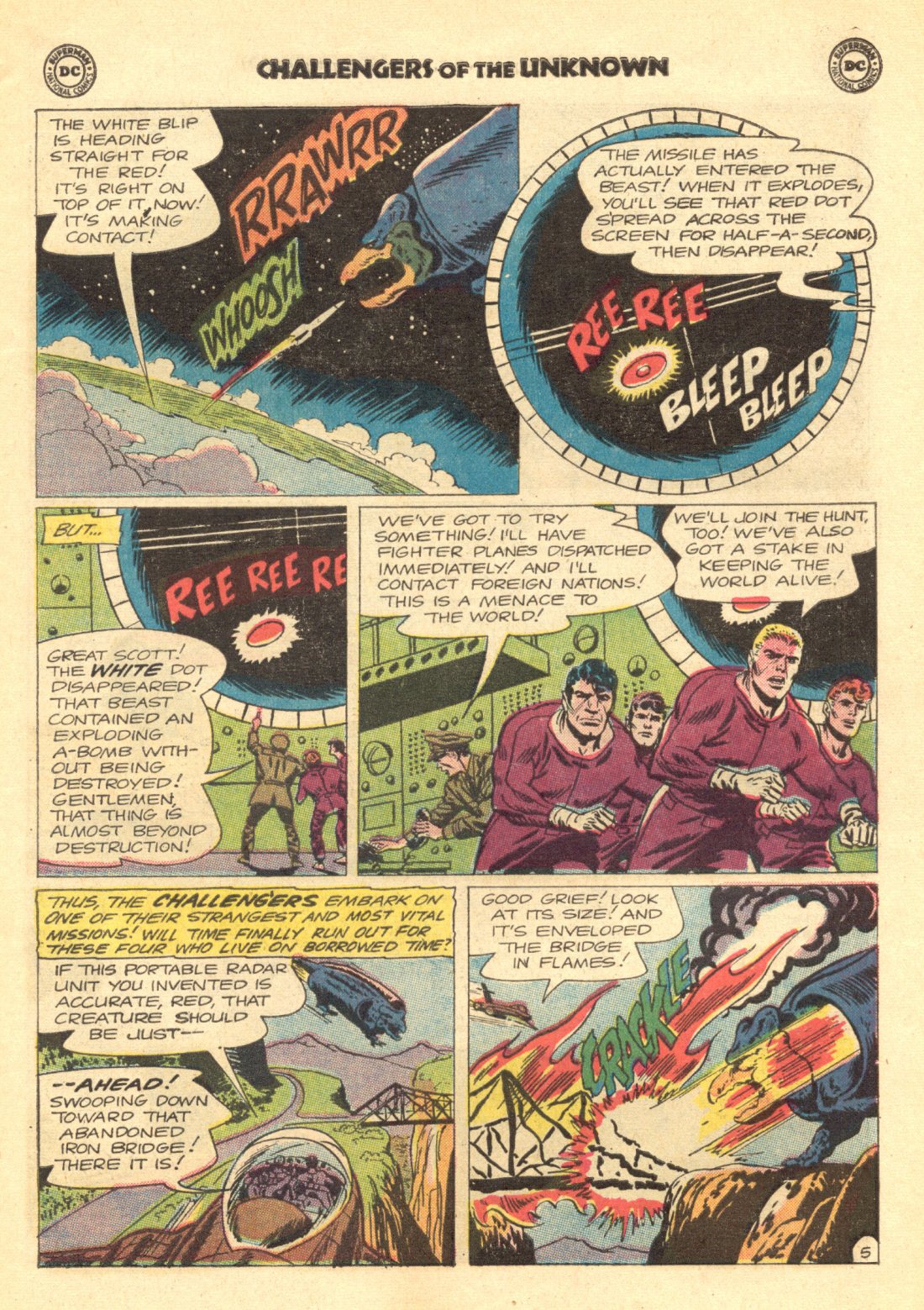 Challengers of the Unknown (1958) Issue #35 #35 - English 7