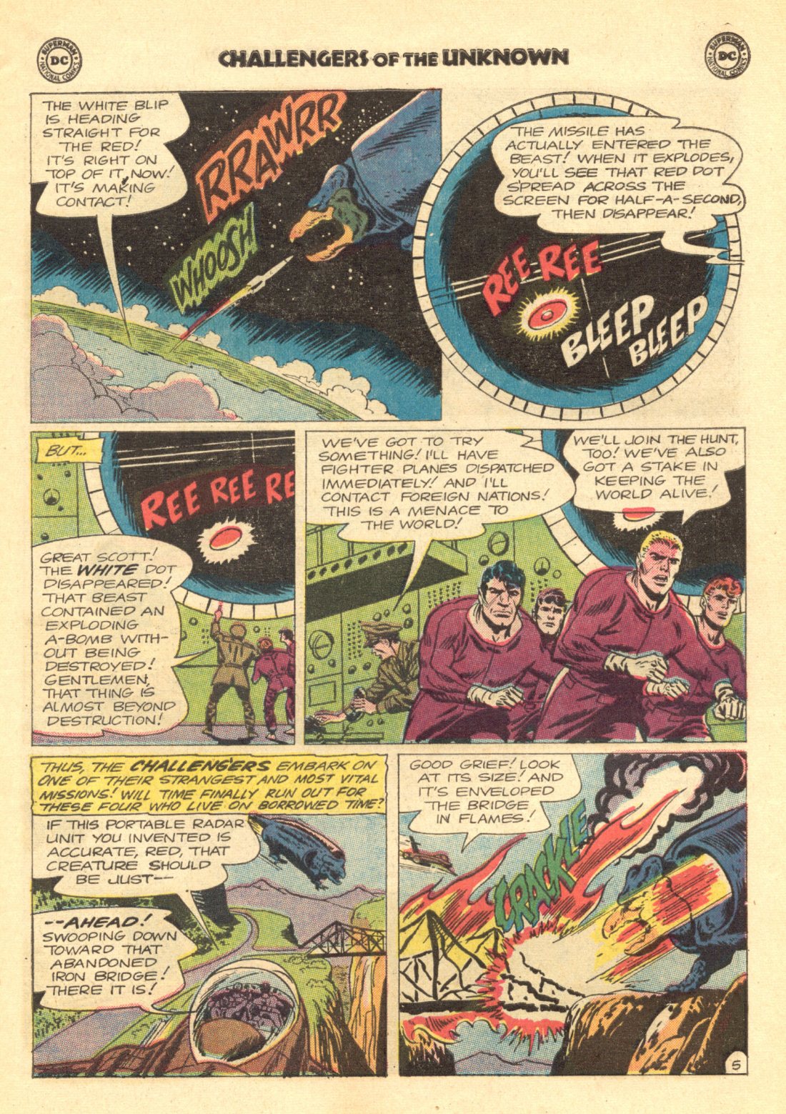 Read online Challengers of the Unknown (1958) comic -  Issue #35 - 7