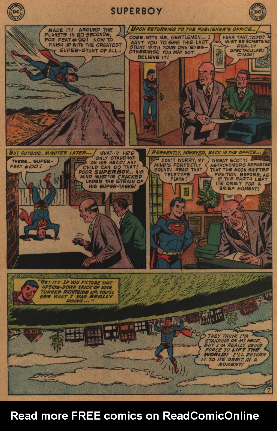 Read online Superboy (1949) comic -  Issue #58 - 8
