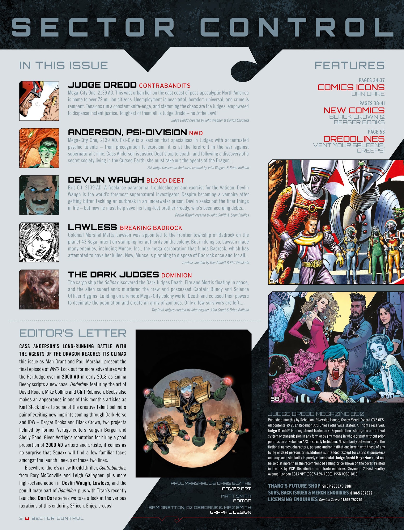 Read online Judge Dredd Megazine (Vol. 5) comic -  Issue #390 - 3