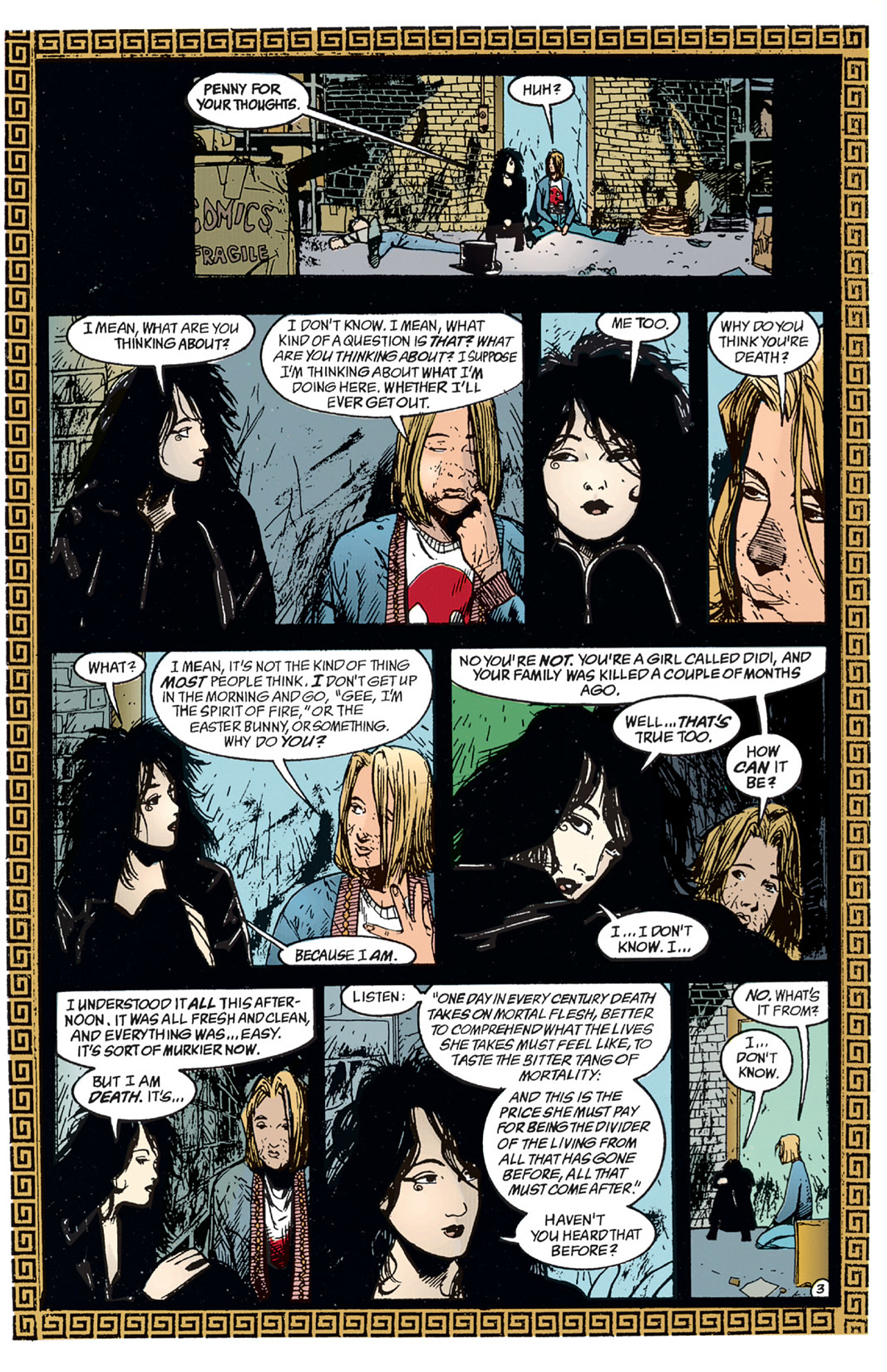 Read online Death: The High Cost of Living comic -  Issue #3 - 5