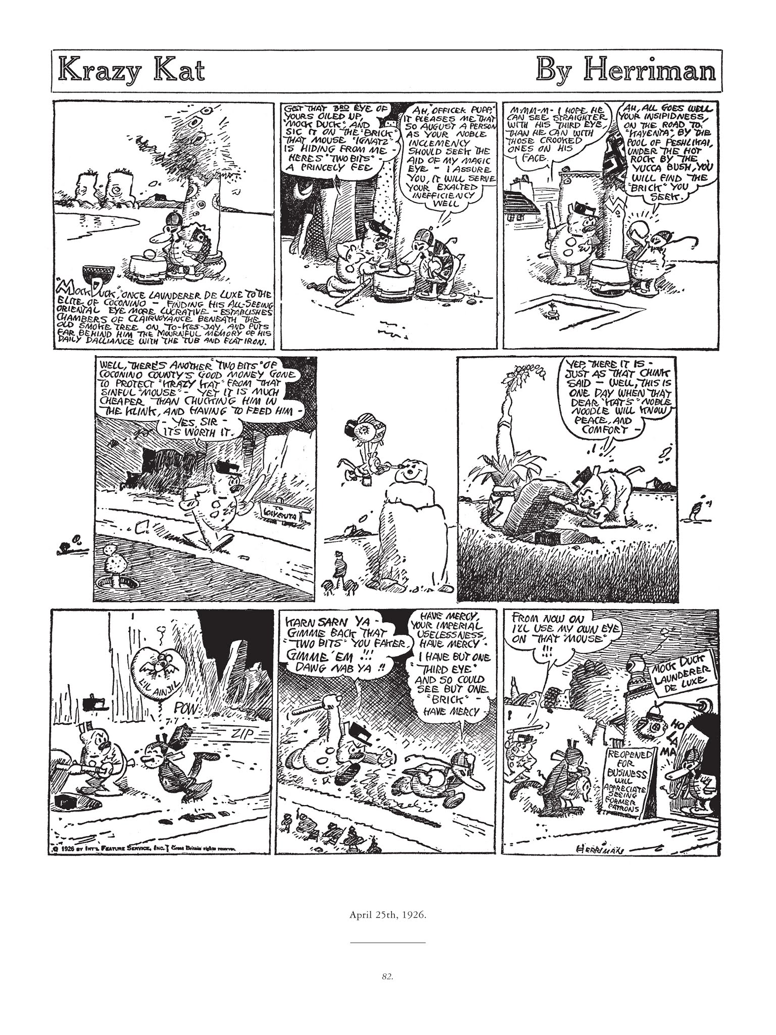 Read online Krazy & Ignatz comic -  Issue # TPB 4 - 83