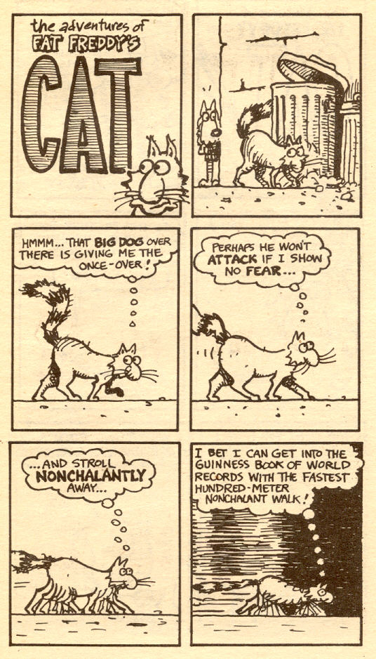 Read online Adventures of Fat Freddy's Cat comic -  Issue #2 - 35