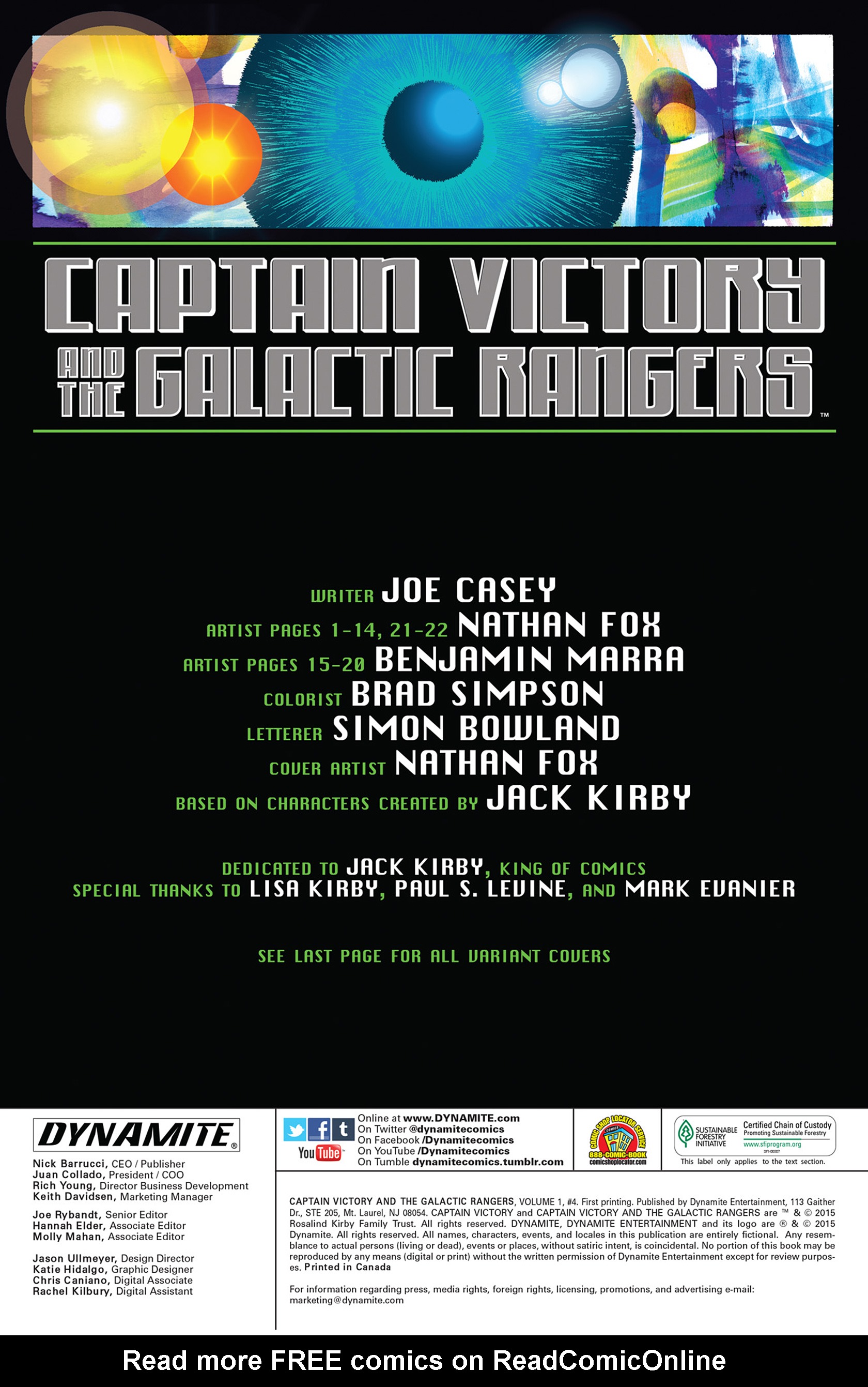 Read online Captain Victory and the Galactic Rangers (2014) comic -  Issue #4 - 2