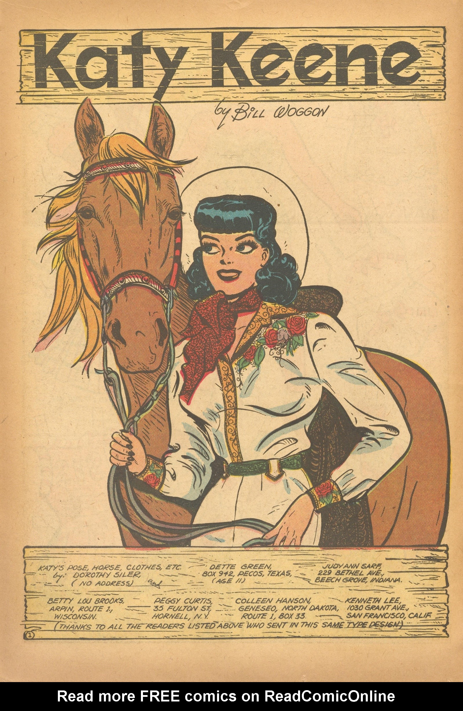 Read online Katy Keene (1949) comic -  Issue #11 - 12
