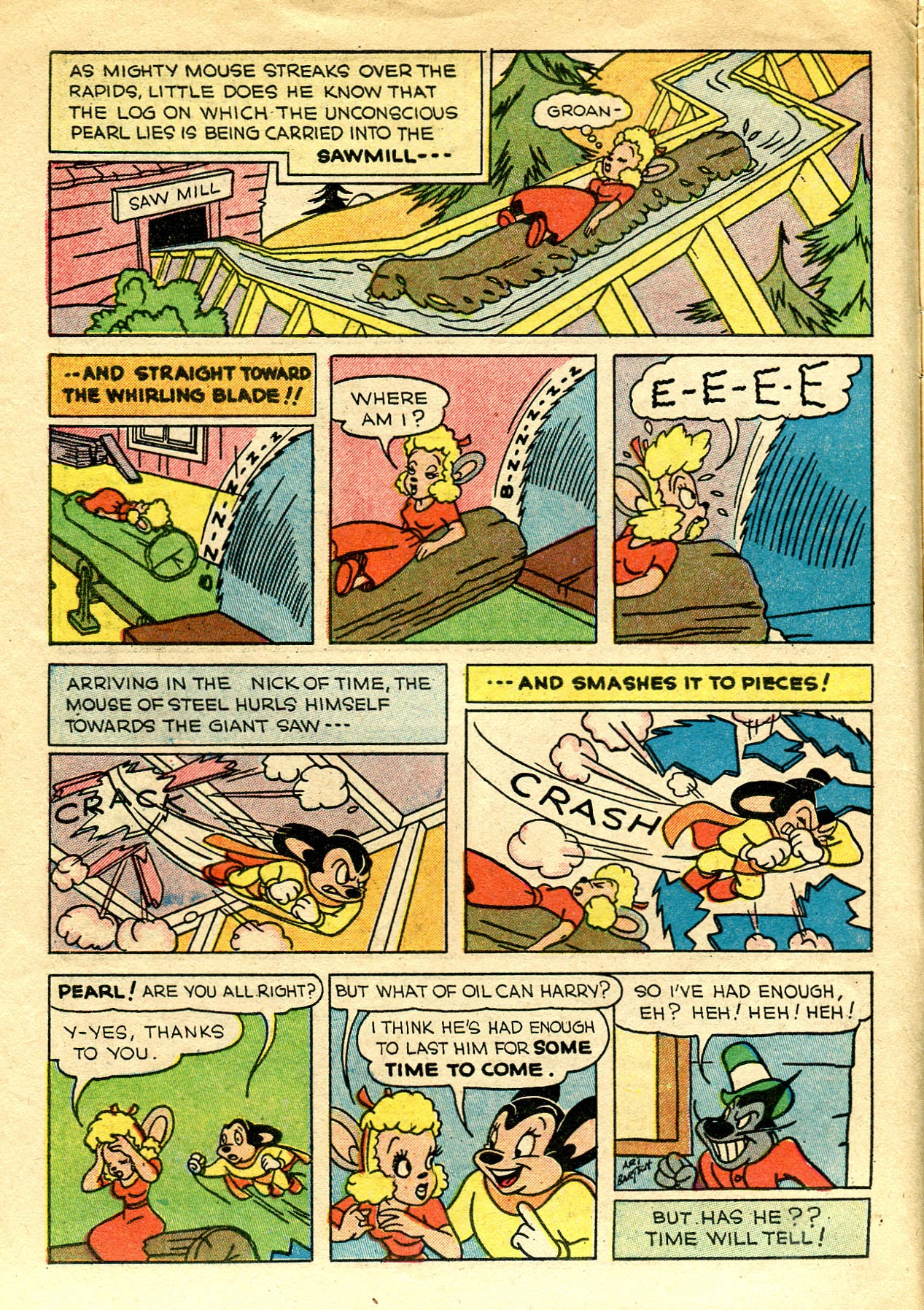 Read online Paul Terry's Mighty Mouse Comics comic -  Issue #10 - 10