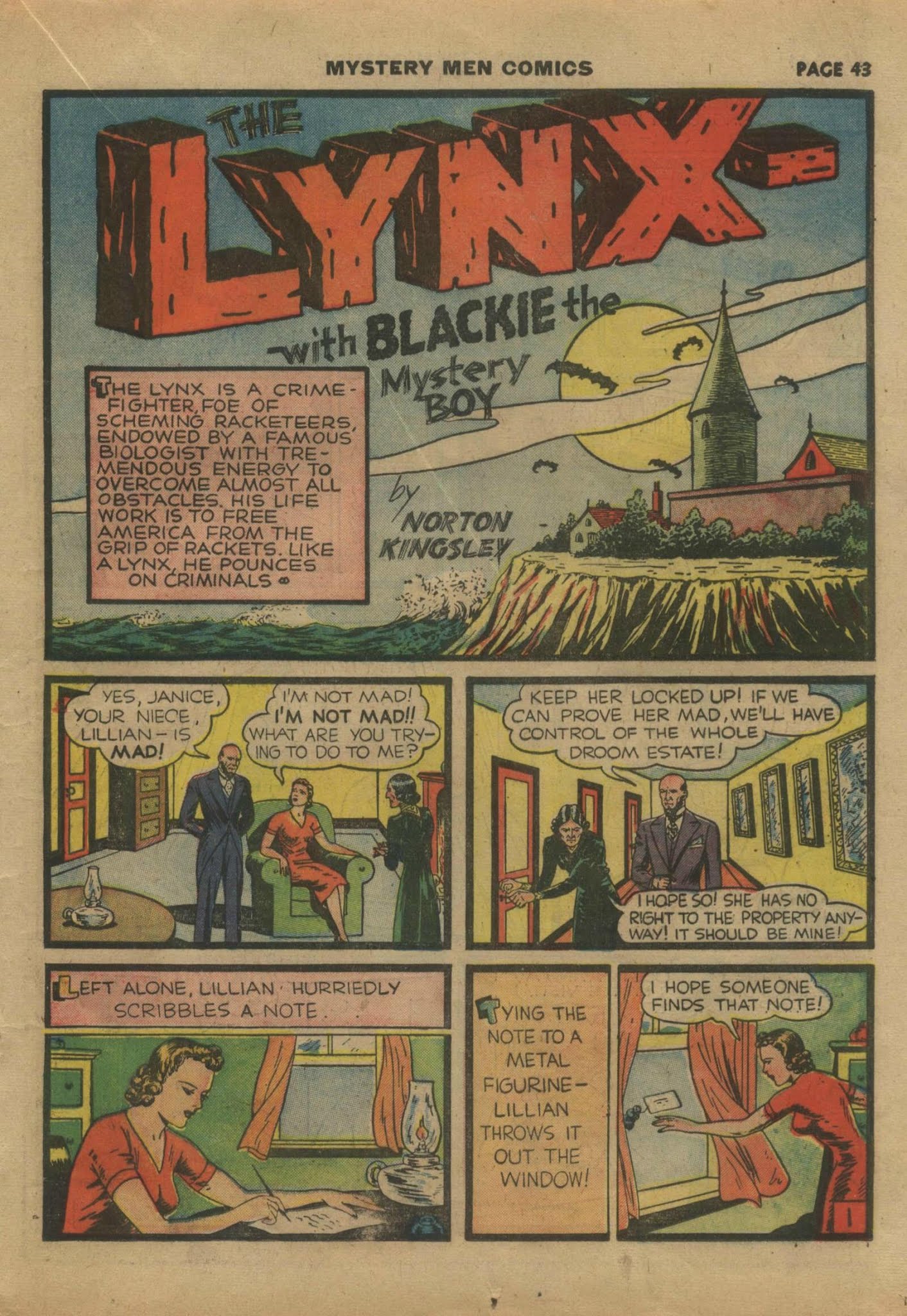 Read online Mystery Men Comics comic -  Issue #14 - 45