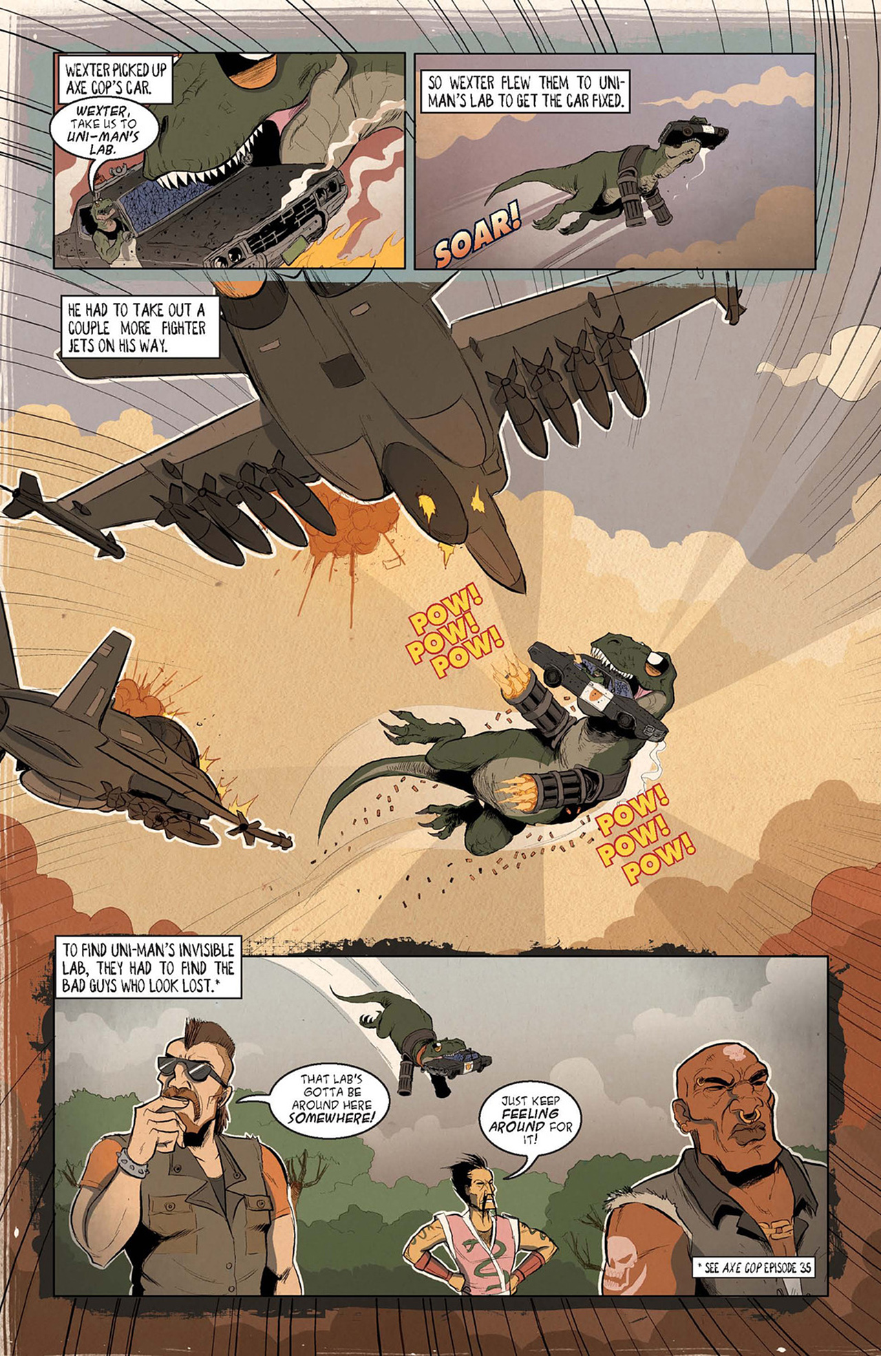 Read online Axe Cop comic -  Issue # TPB 2 - 21