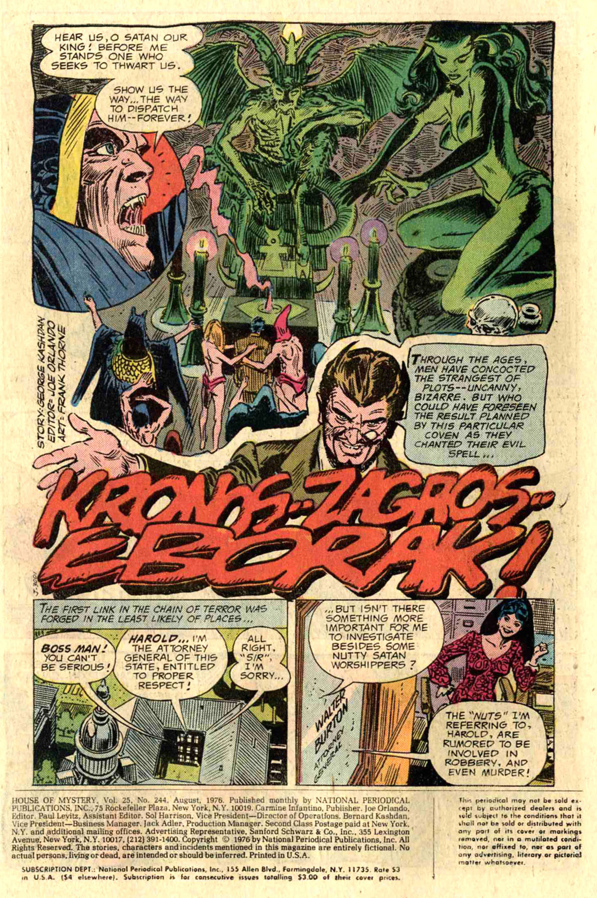 Read online House of Mystery (1951) comic -  Issue #244 - 3
