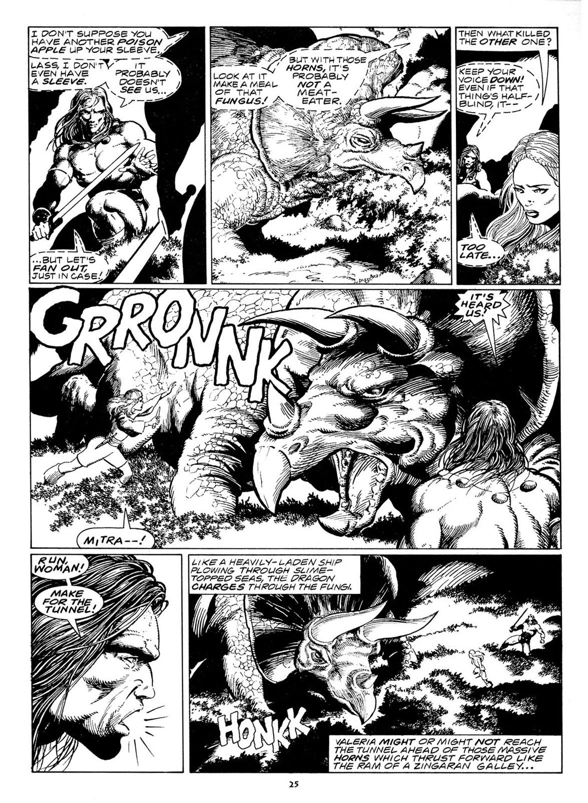 Read online The Savage Sword Of Conan comic -  Issue #211 - 27