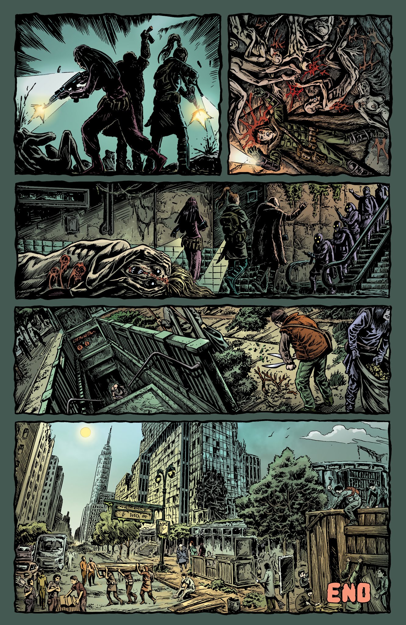 Read online Crossed Plus One Hundred: Mimic comic -  Issue #4 - 37