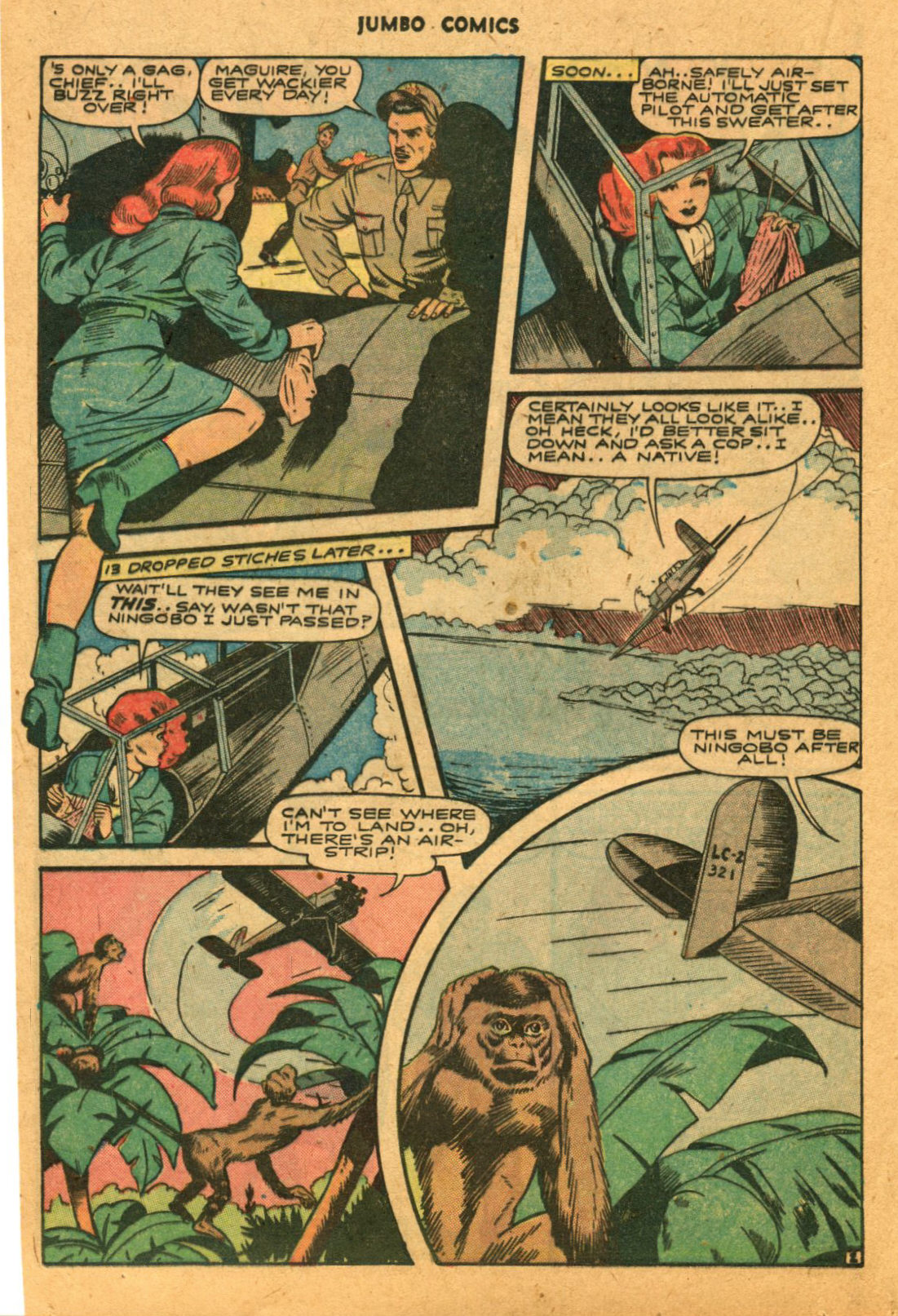 Read online Jumbo Comics comic -  Issue #75 - 22