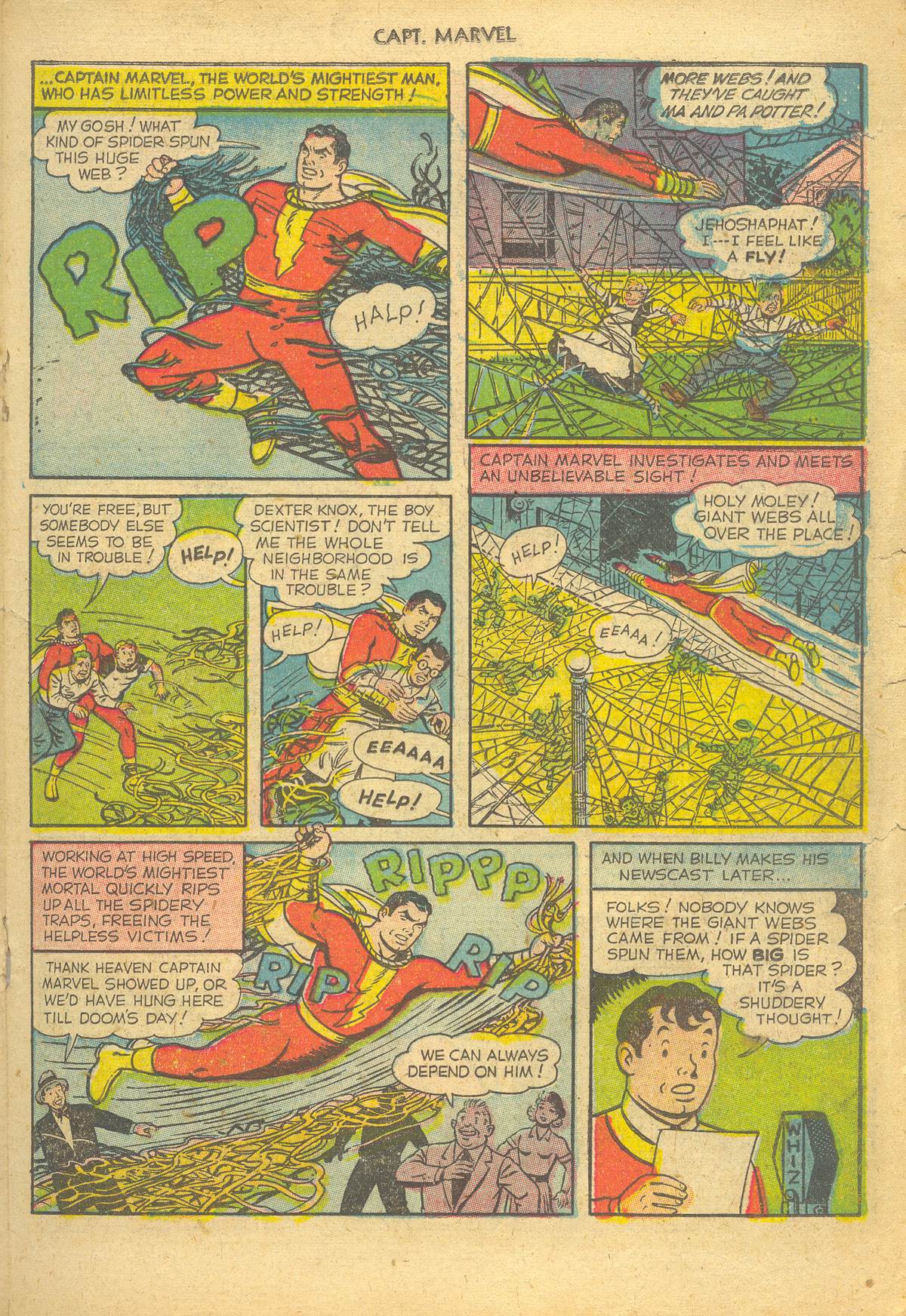 Read online Captain Marvel Adventures comic -  Issue #139 - 19
