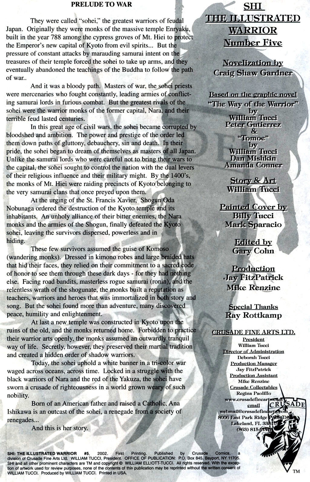 Read online Shi: The Illustrated Warrior comic -  Issue #5 - 2