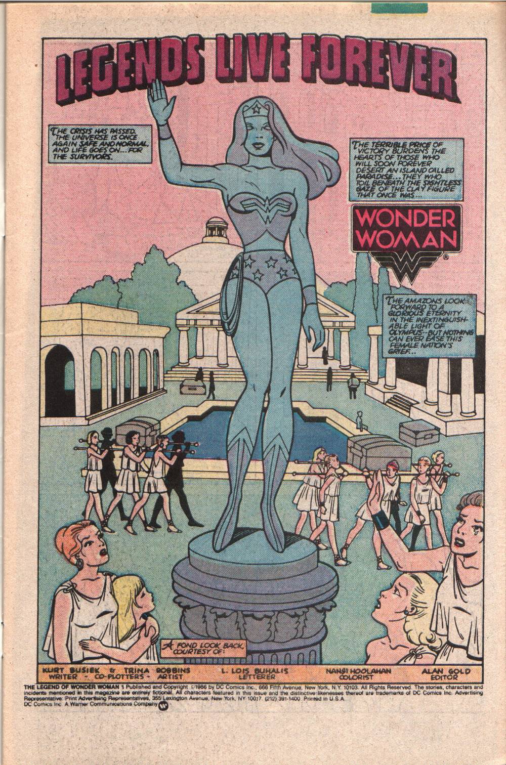 Read online The Legend of Wonder Woman (1986) comic -  Issue #1 - 3
