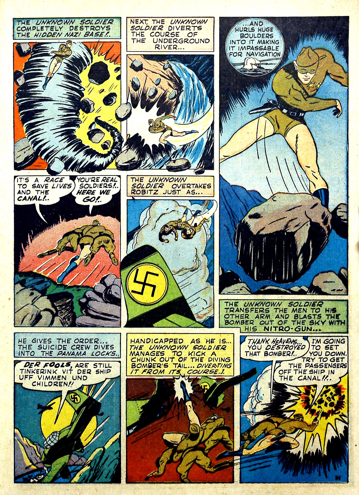 Read online Our Flag Comics comic -  Issue #3 - 32