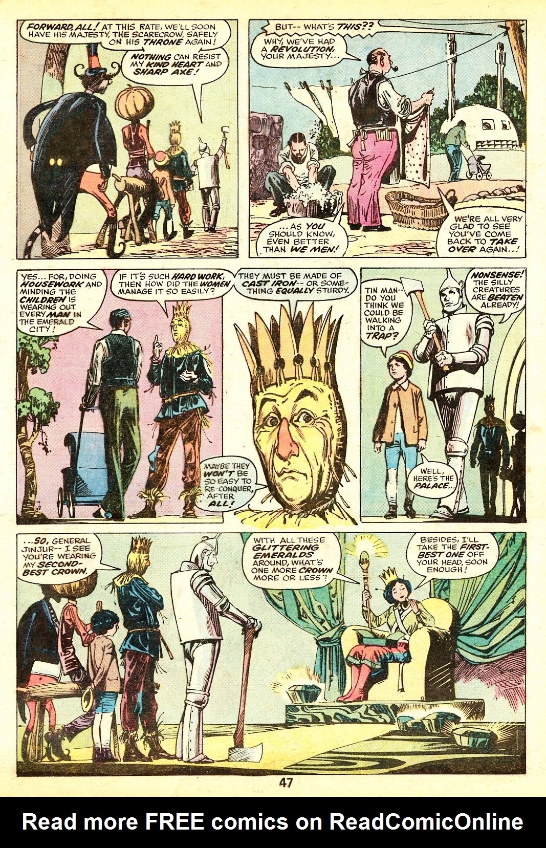 Read online Marvel Treasury of Oz featuring the Marvelous Land of Oz comic -  Issue # Full - 46