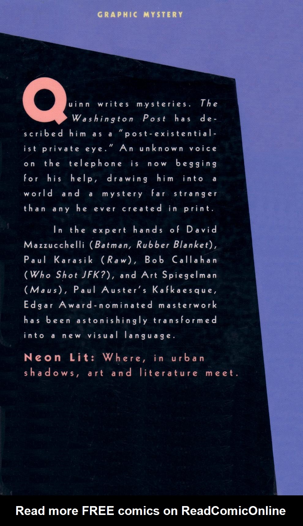 Read online Neon Lit: Paul Auster's City of Glass comic -  Issue # TPB (Part 2) - 47