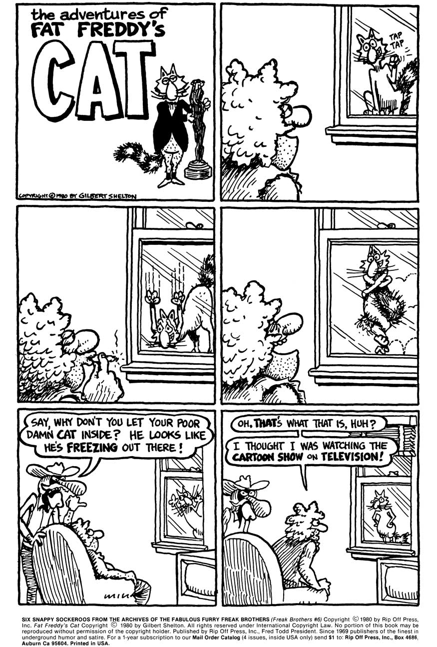 Read online The Fabulous Furry Freak Brothers comic -  Issue #6 - 2