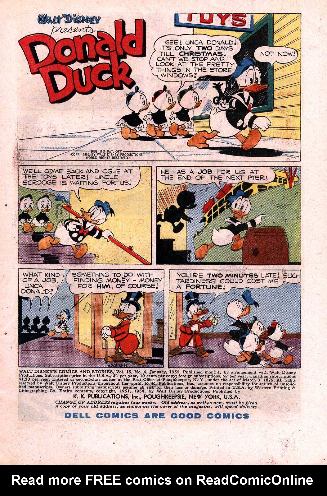 Read online Walt Disney's Comics and Stories comic -  Issue #172 - 3